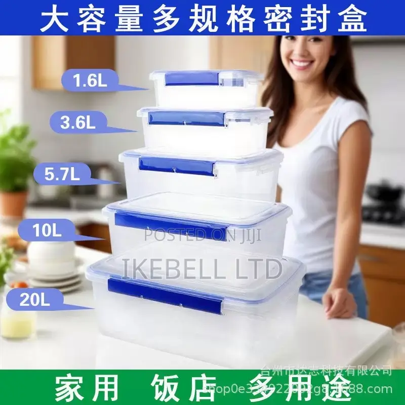 5 Pieces Plastic Storage Box