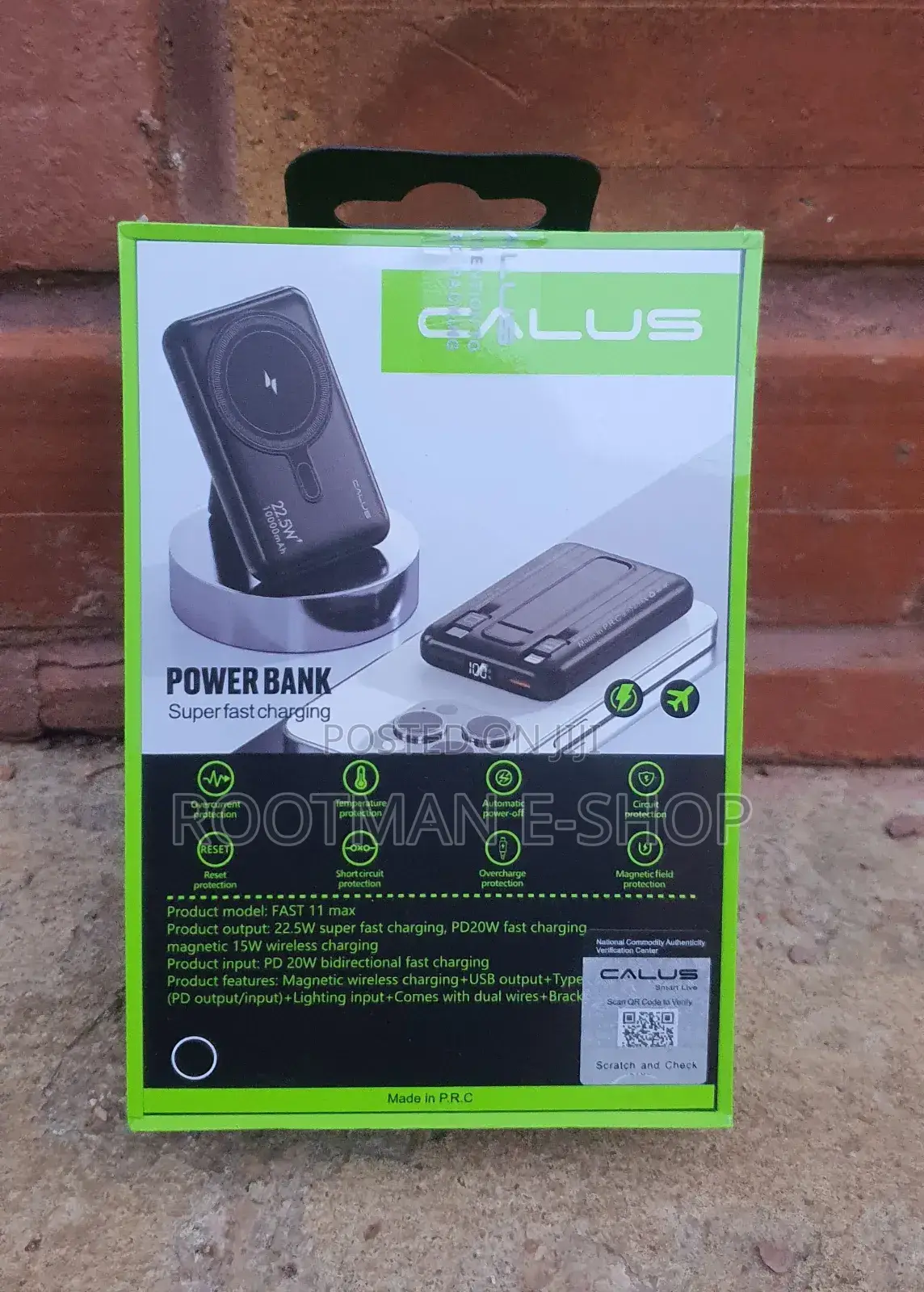 Calus Fast 11max 10,000mah 22.5w Super Fast Charge