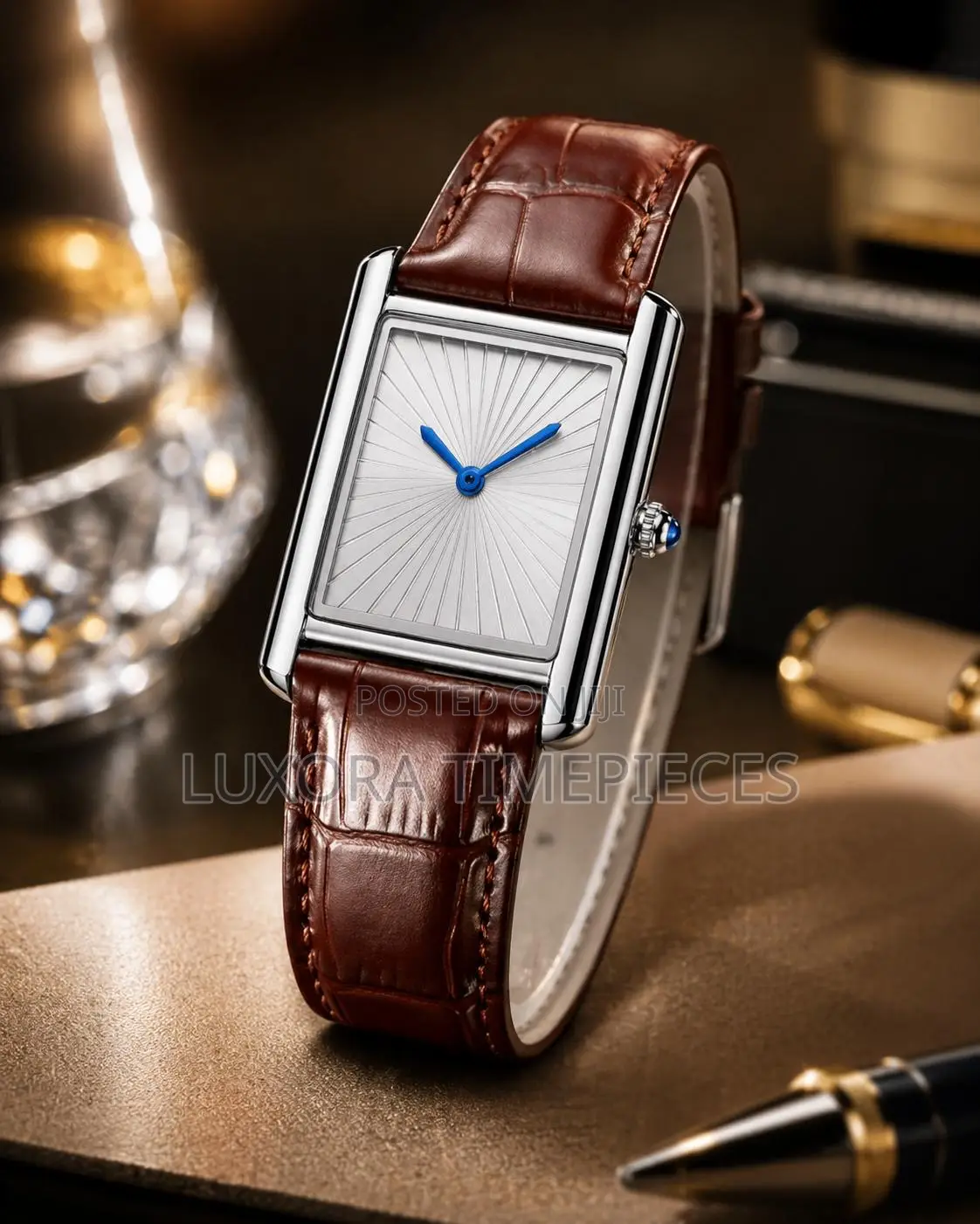Beautiful Square Watch for the Classic Gentleman