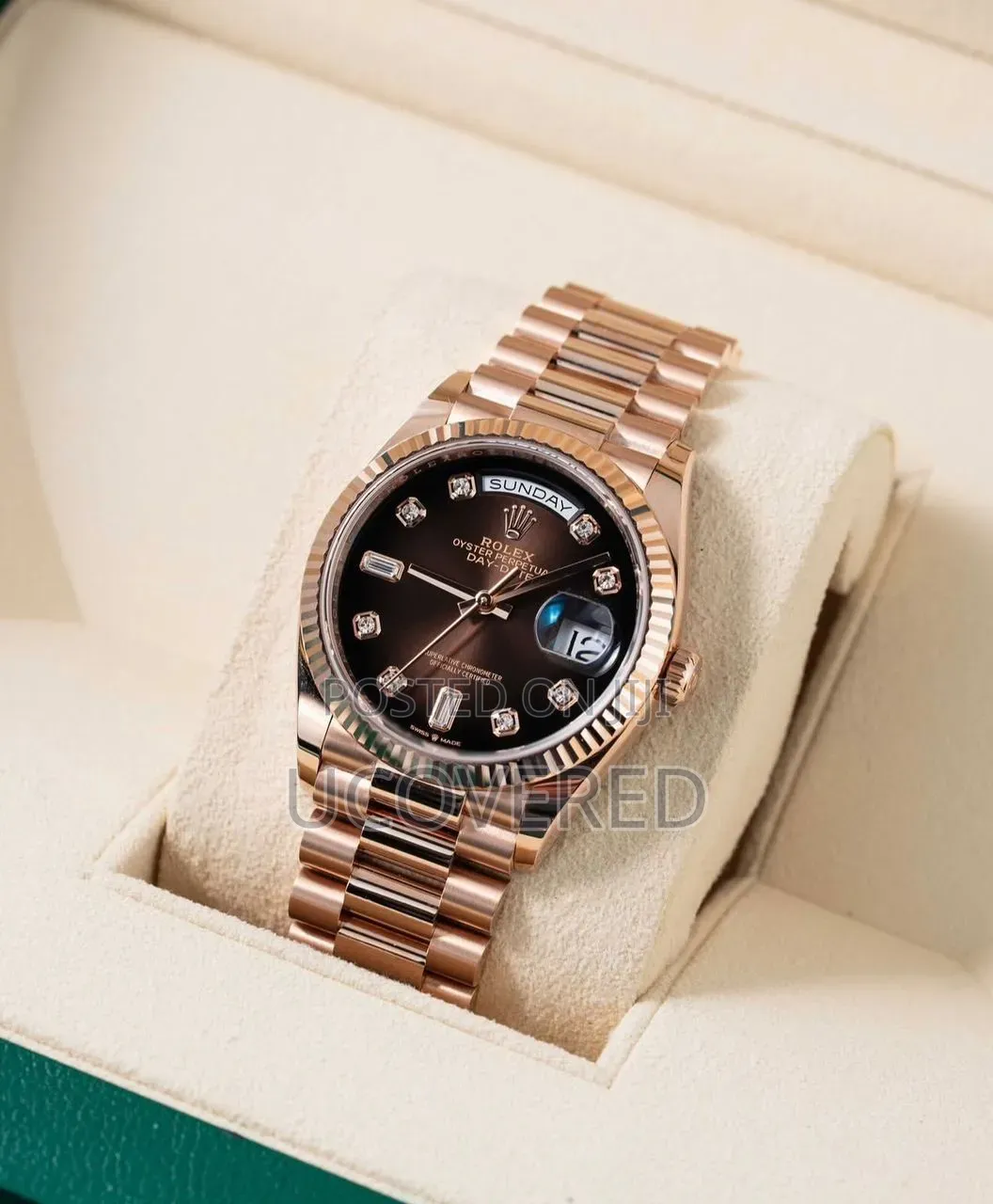 Rolex Day-date 36 In Everose Gold