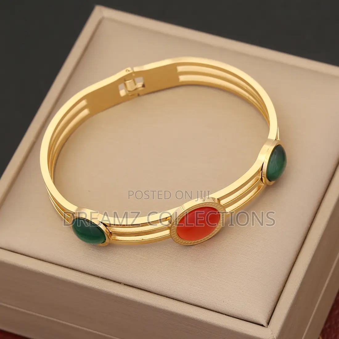 Gemstone Lattice Bracelet