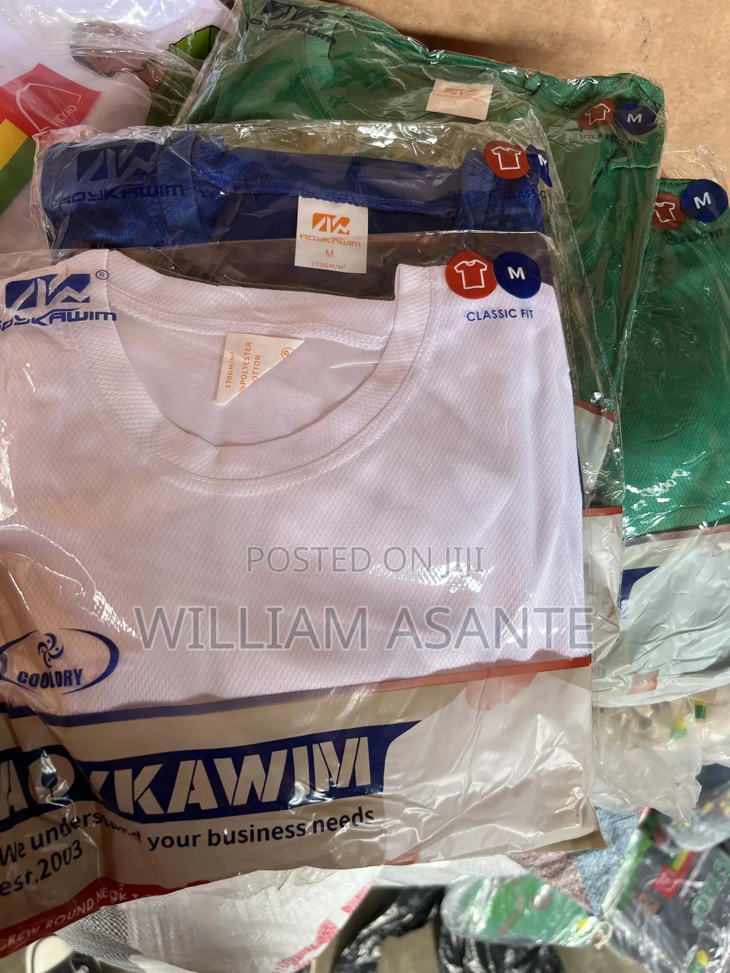 Jersey T-Shirts in All Colors