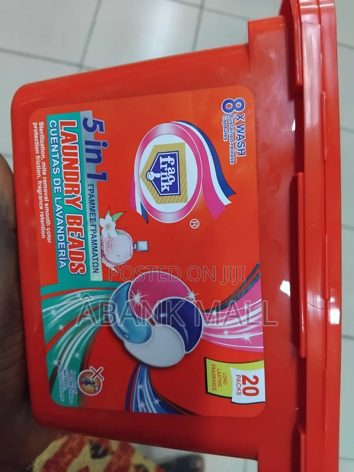 8x Laundry Pod 5 in 1 Pods