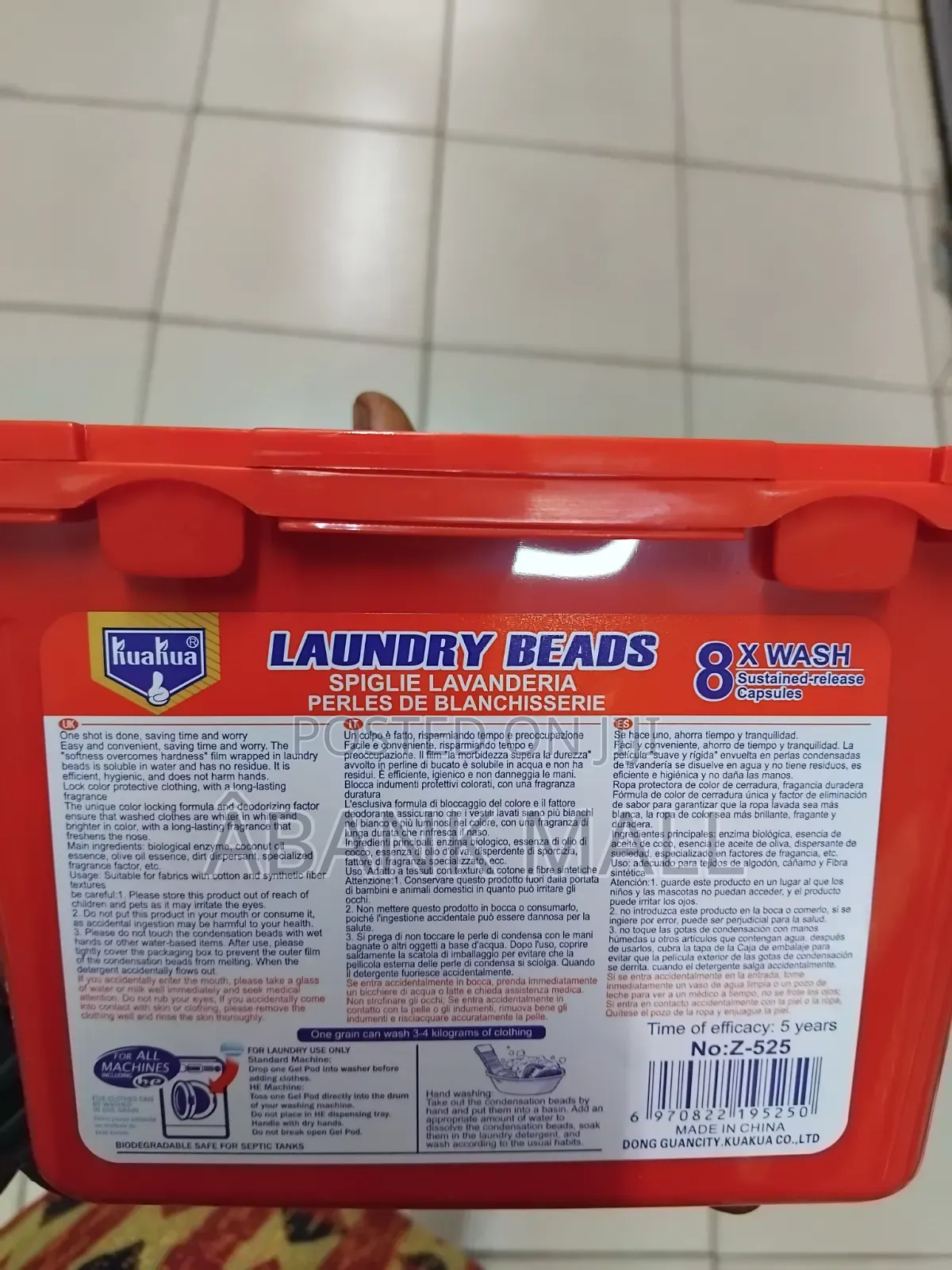 8x Laundry Pod 5 in 1 Pods