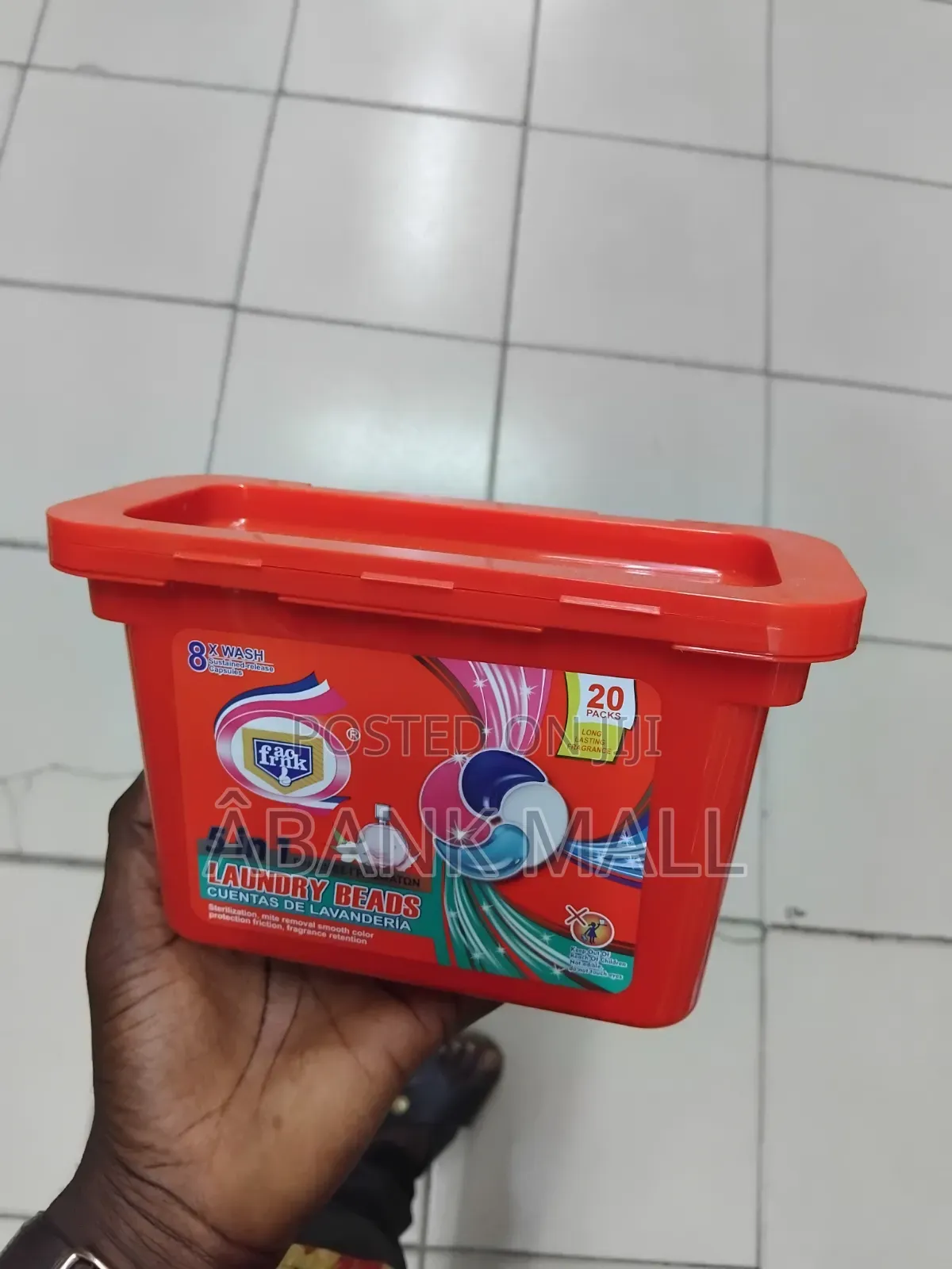8x Laundry Pod 5 in 1 Pods