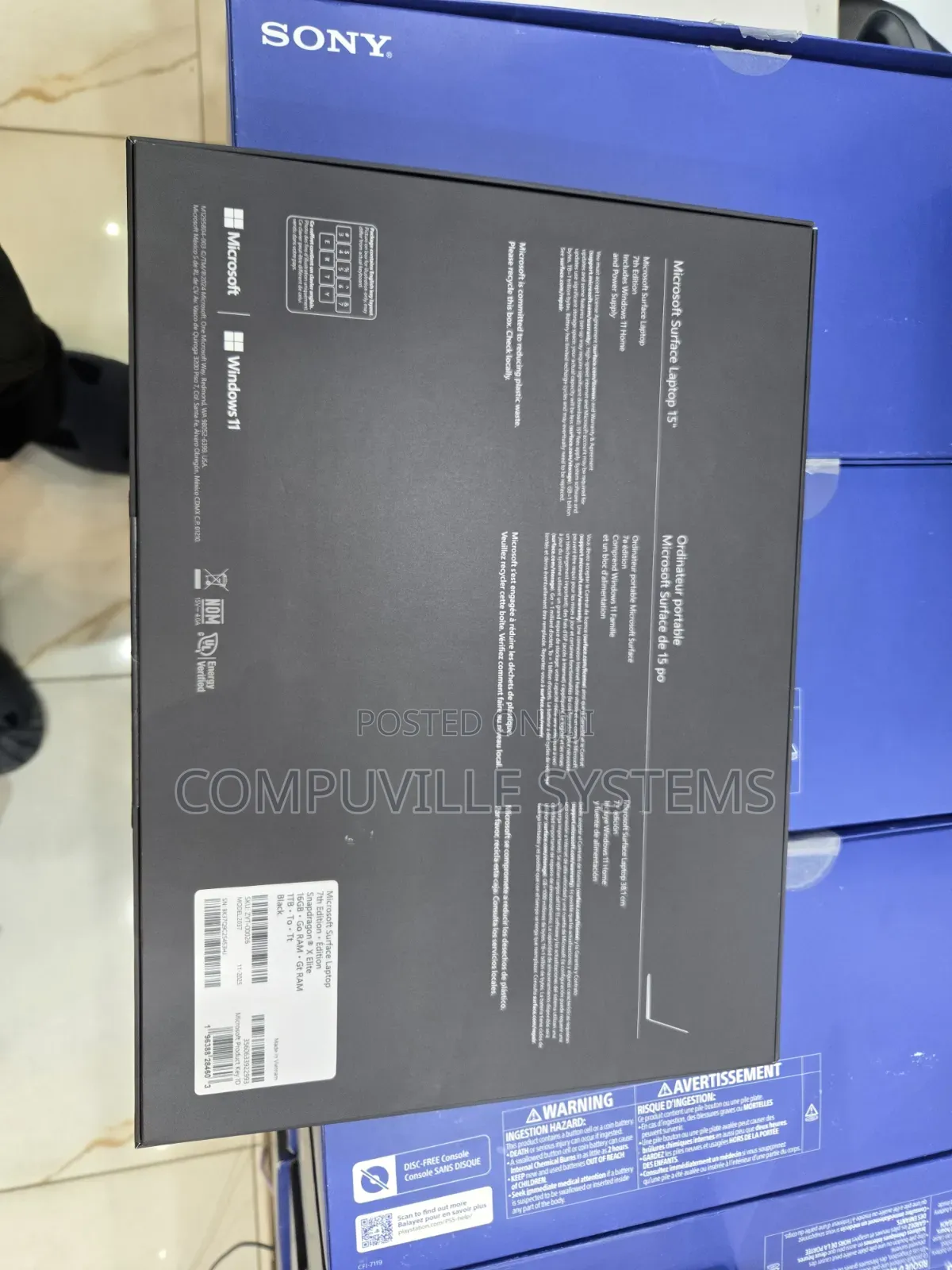 New Microsoft Surface Laptop 7 16GB Qualcomm Snapdragon X Elite SSD 1T