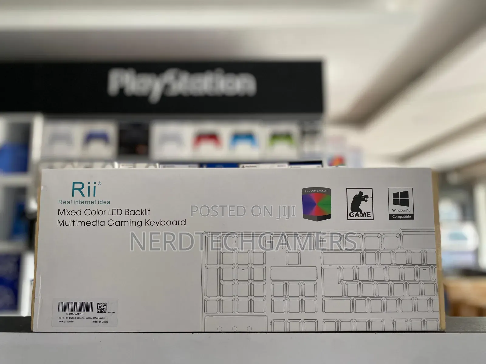 Rii Mixed Color Led Backlights Multimedia Gaming Keyboard