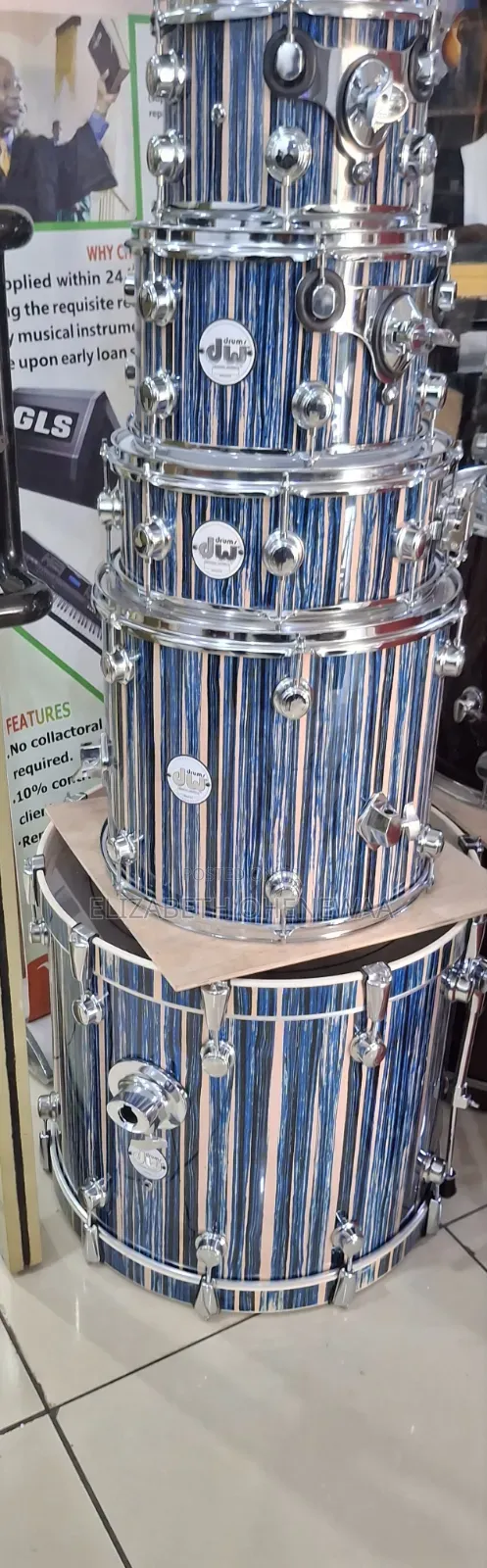 Dw Drums Set(5pcs)