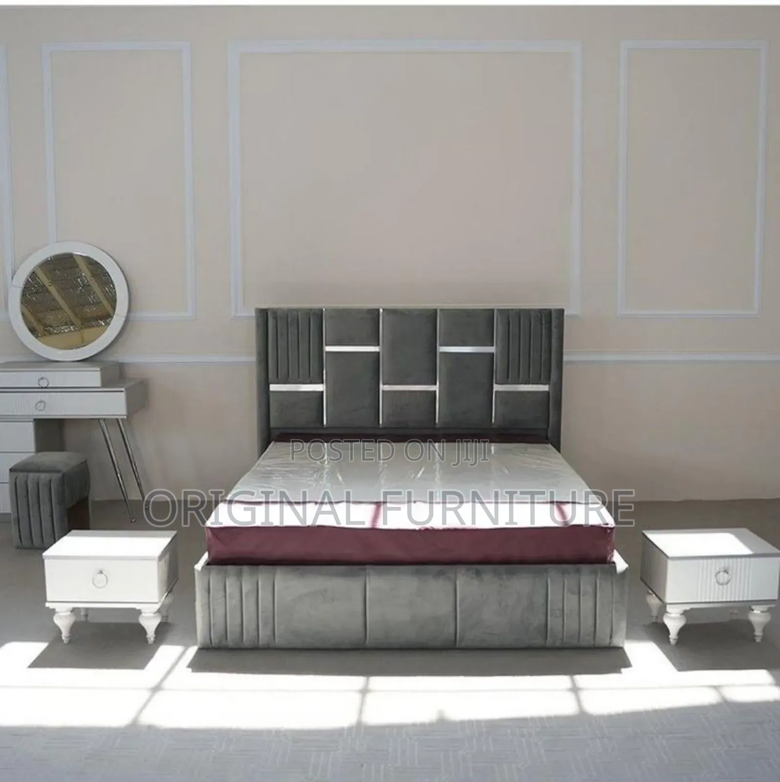 Queen and Been Frame and Mattress