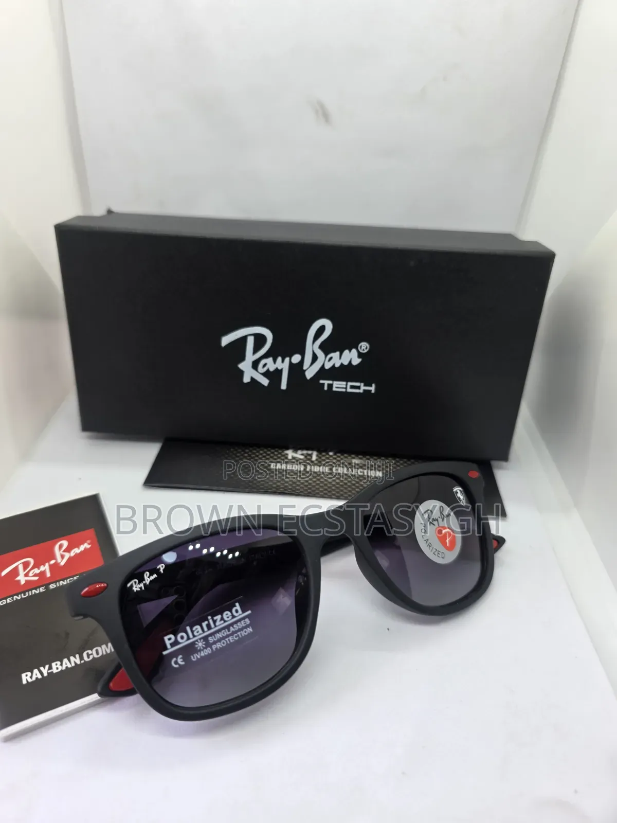Rayban X Scuderia Ferrari Wayfarer Sunglasses (Polarized)