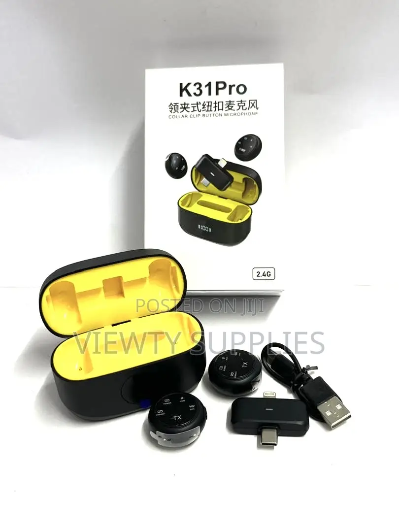 Pro Wireless Lavalier Microphone Set