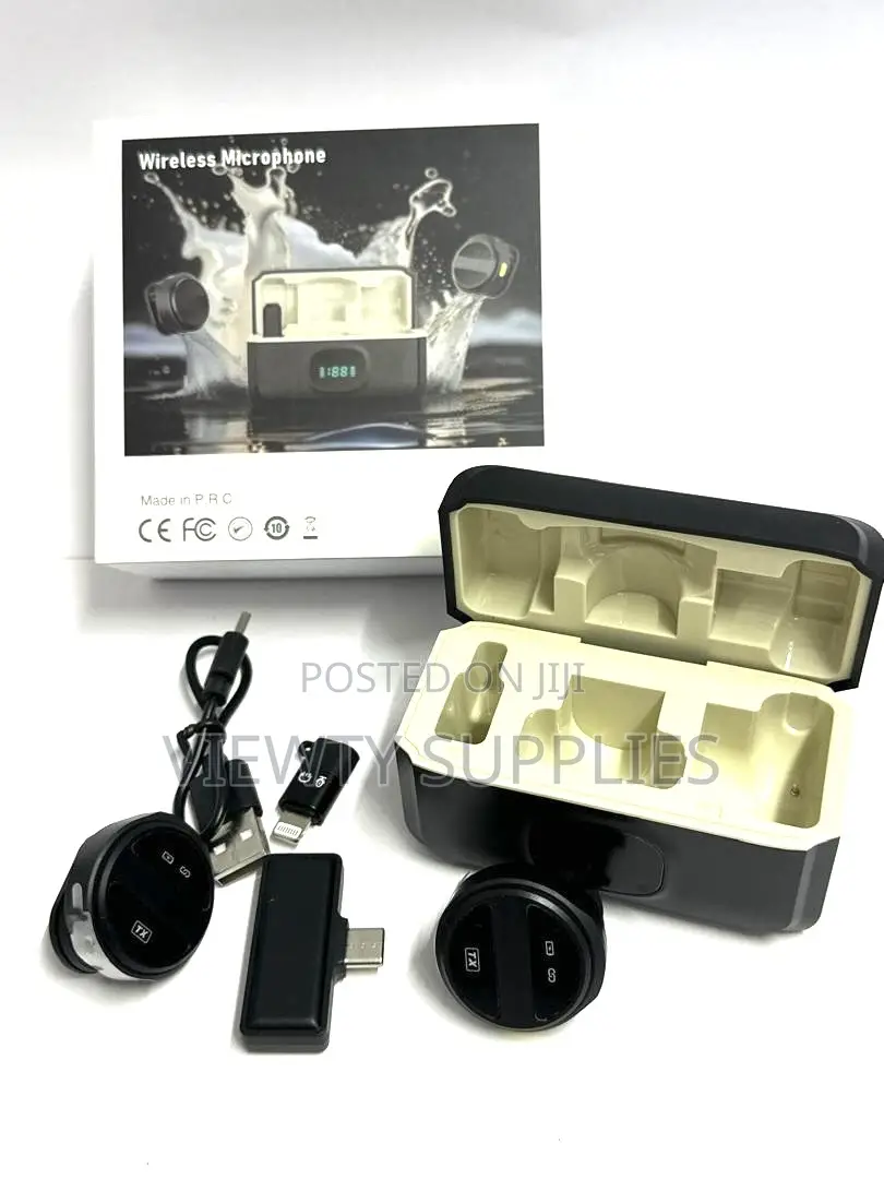 Sx21 Wireless Lavalier Microphone for iPhone, iPad and Android