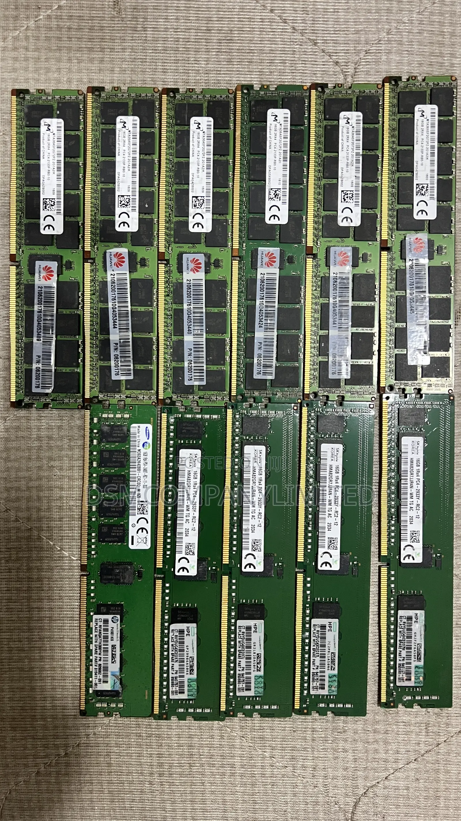 All for of Pc4 Server Memory 2133p, 2400t, 2666v/P, 3200