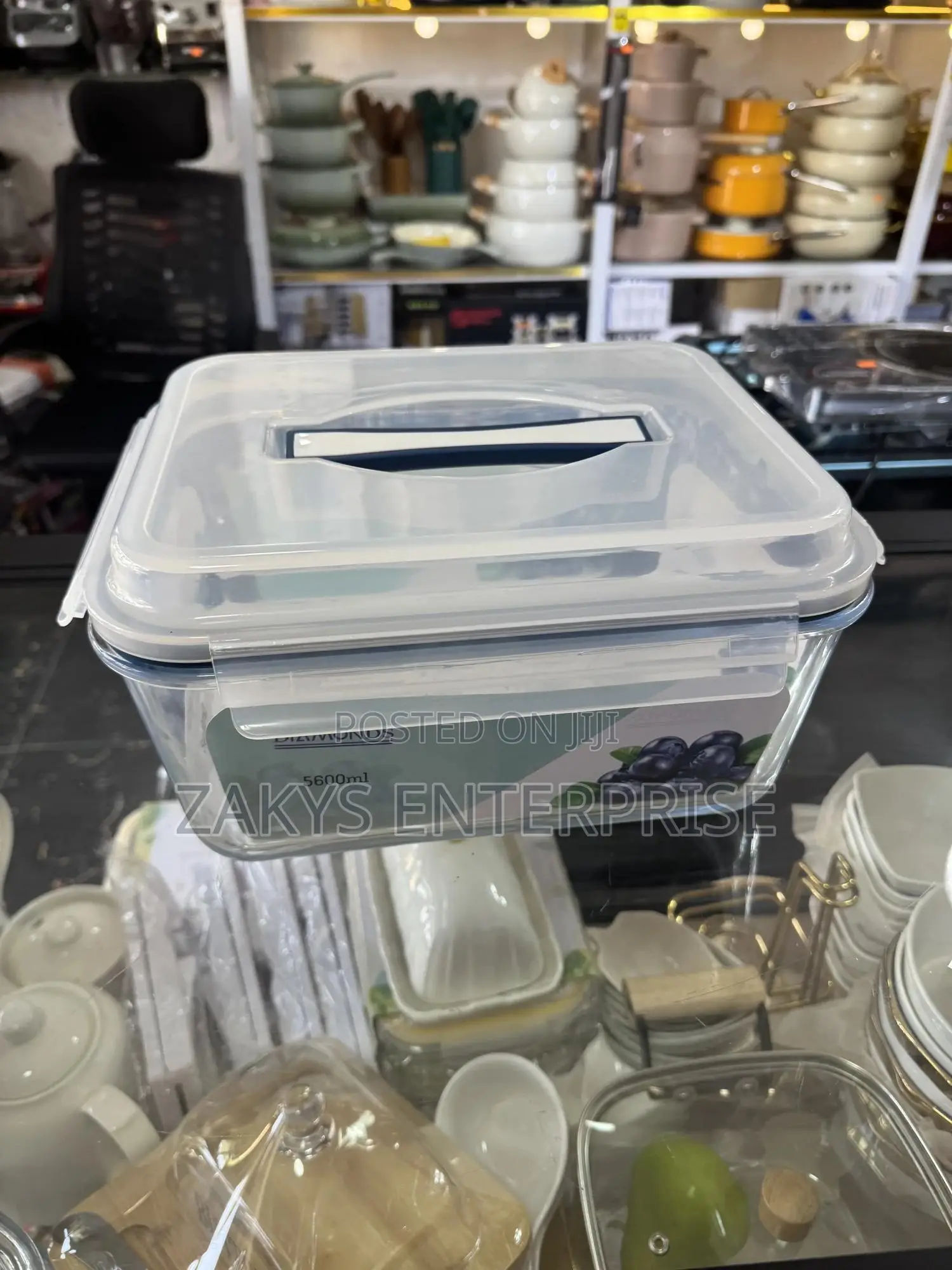 Glass Storage Bowl Big Size 5600ml