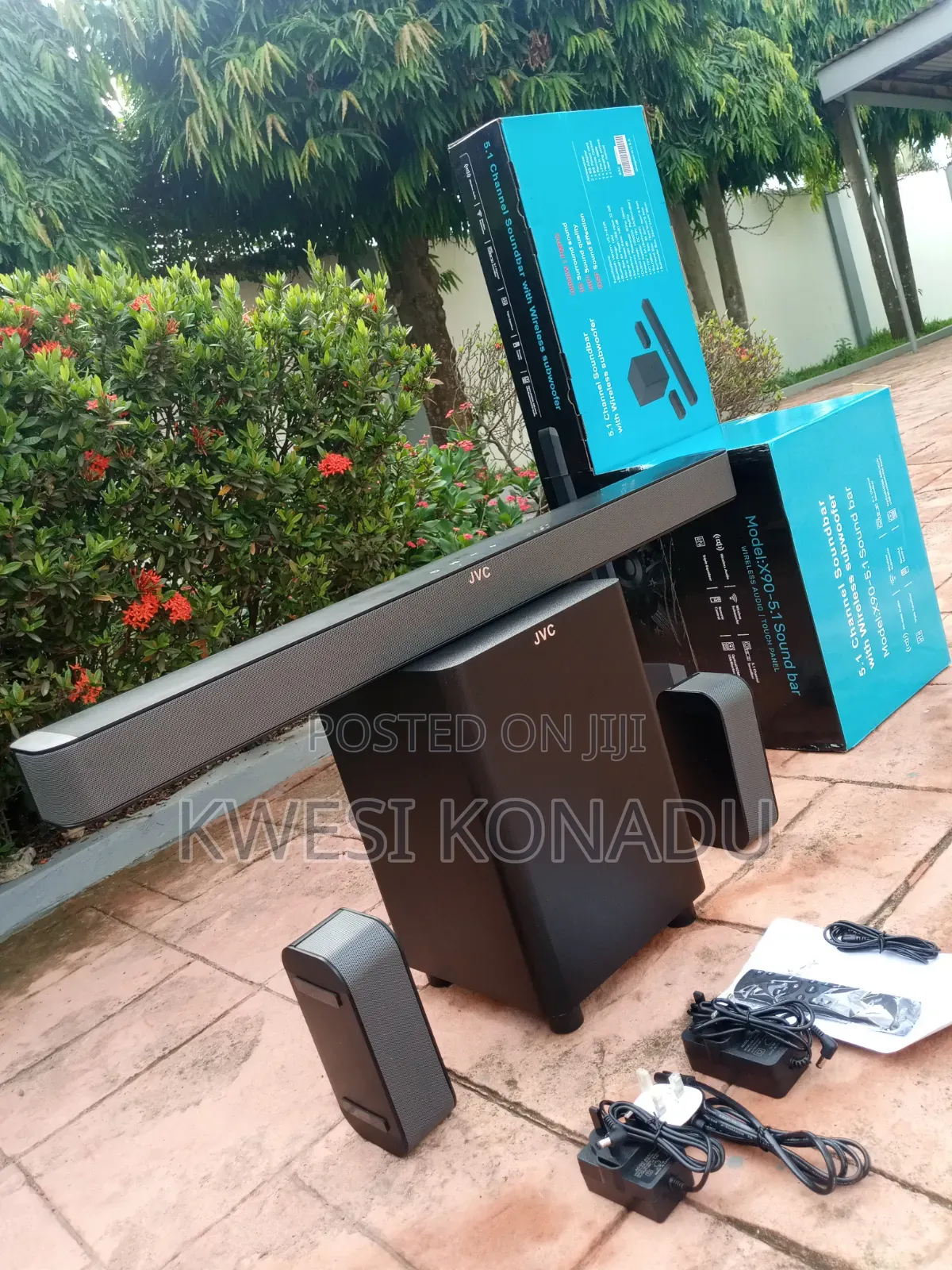 X90 JVC 10000 Watts 5.1 Channel Tv Soundbar