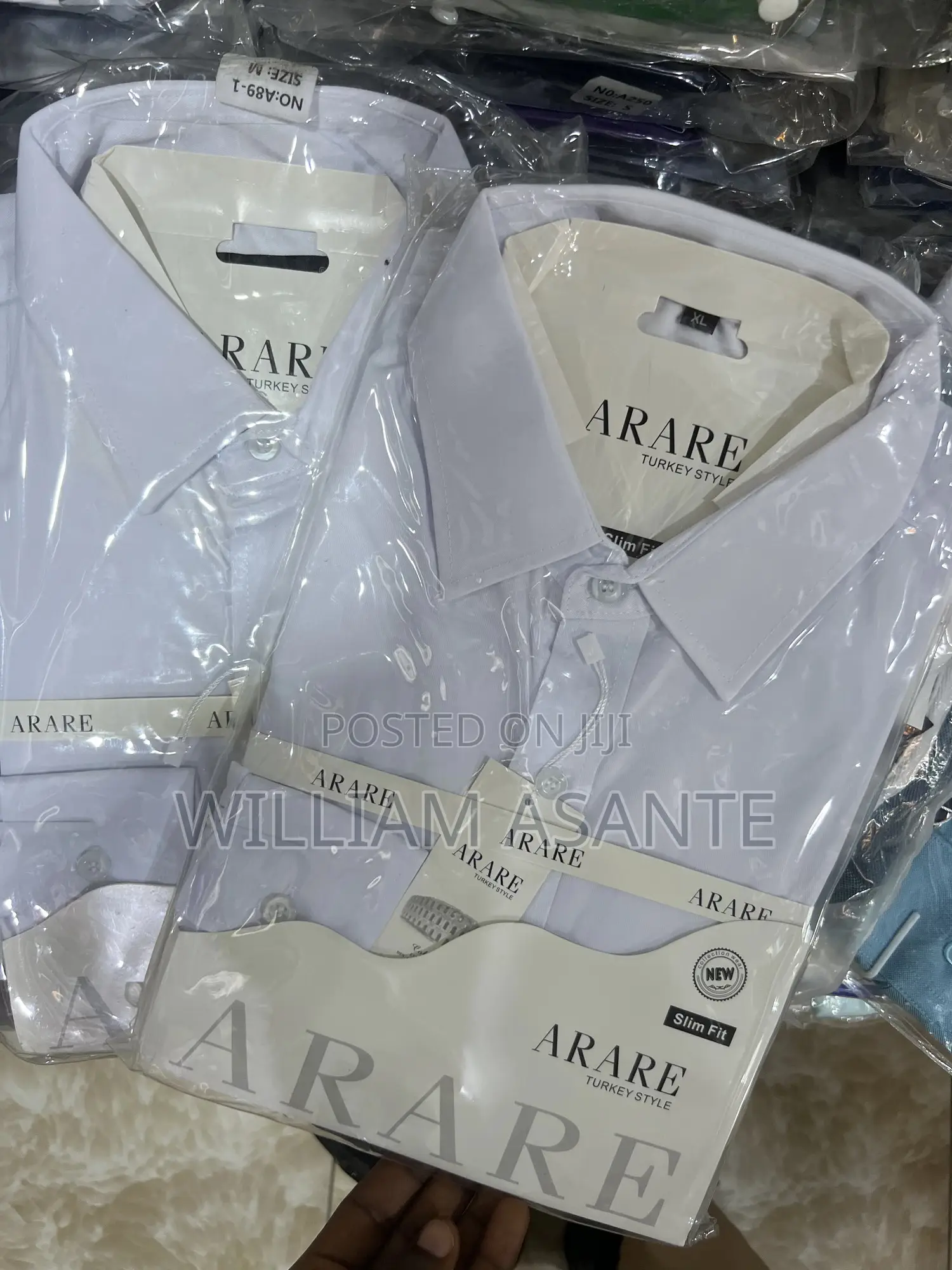 Pure Cotton Plain White Shirt (M-3xl)