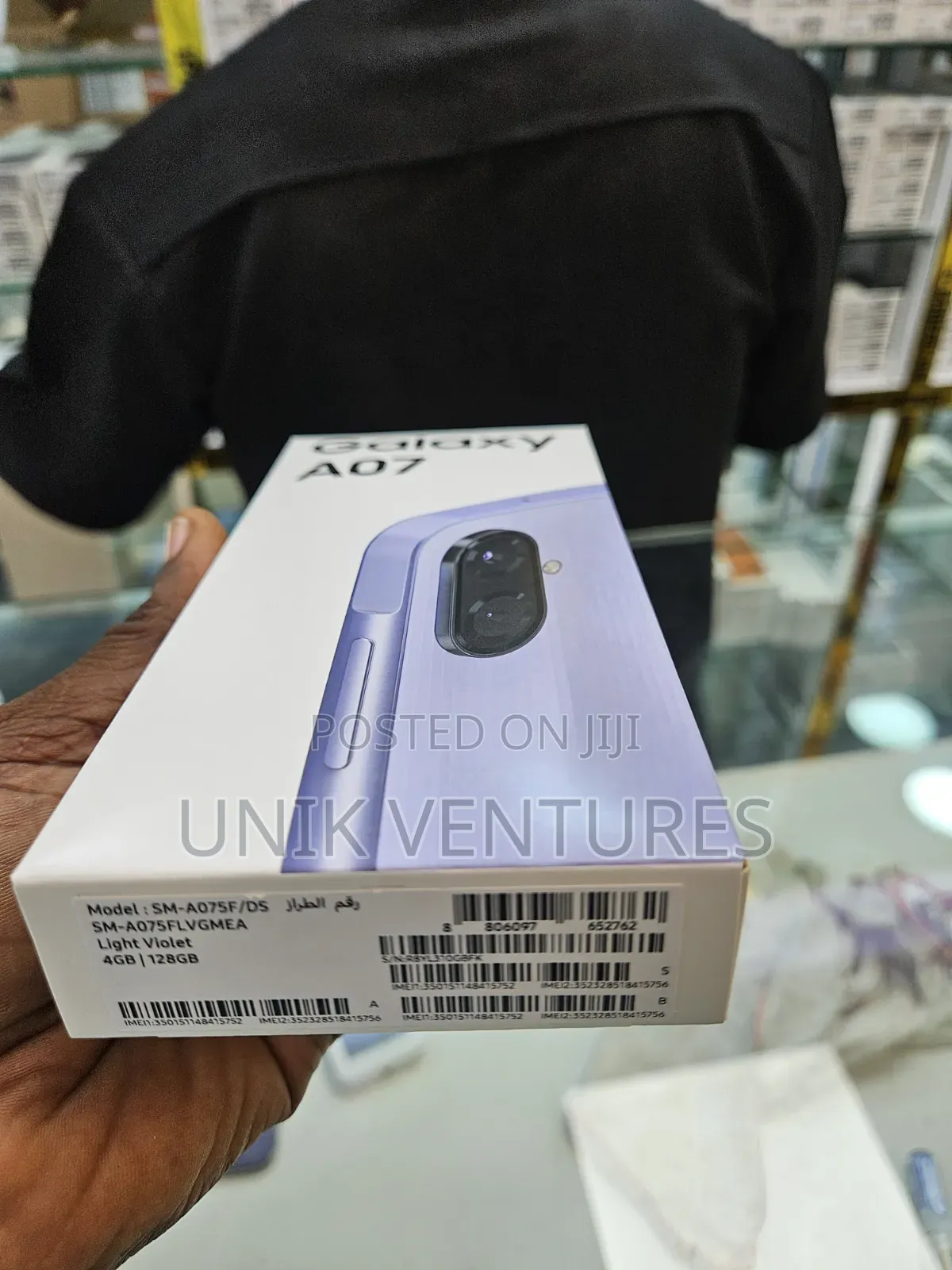 New Samsung Galaxy A07 128 GB Purple