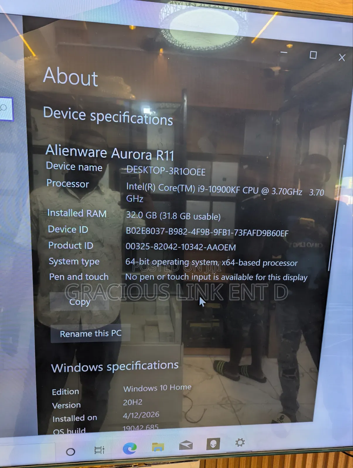 New Desktop Computer 36GB Intel Core i9 SSD 1T