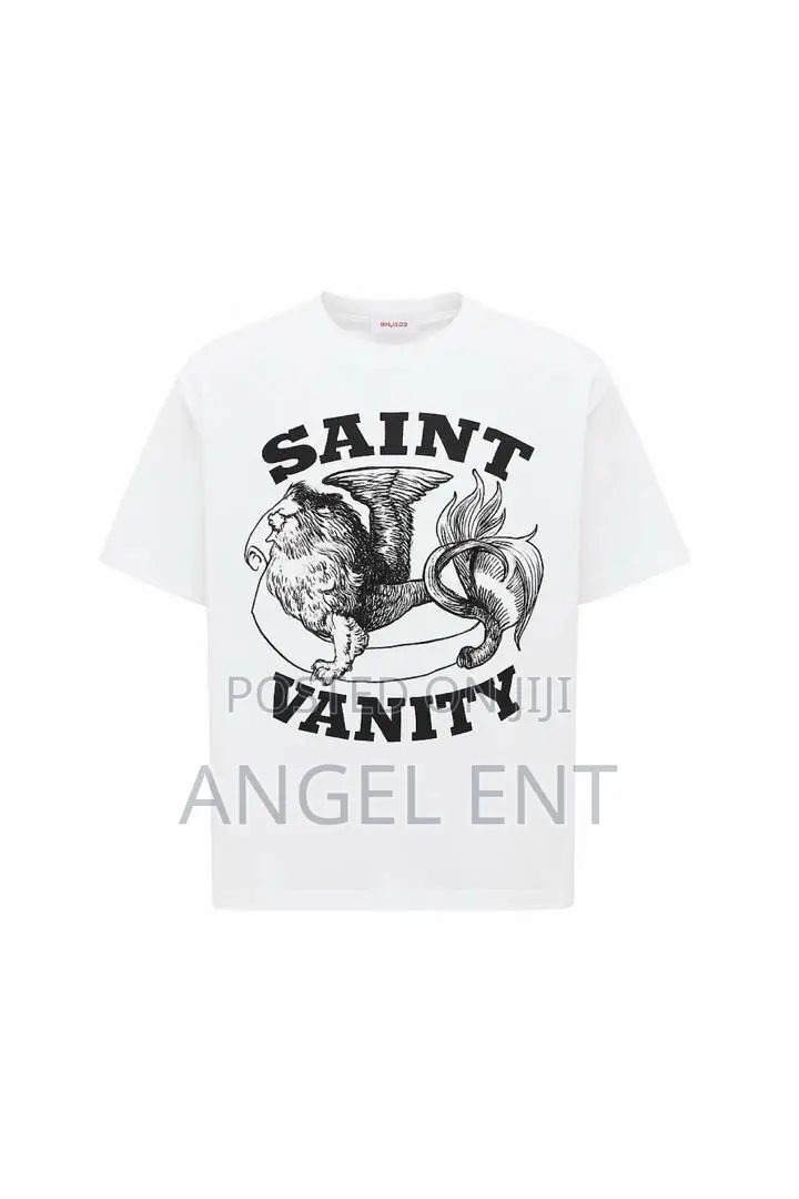 Saint Vanity Tshirts Available as Seen (Location: Kejetia Kumasi)