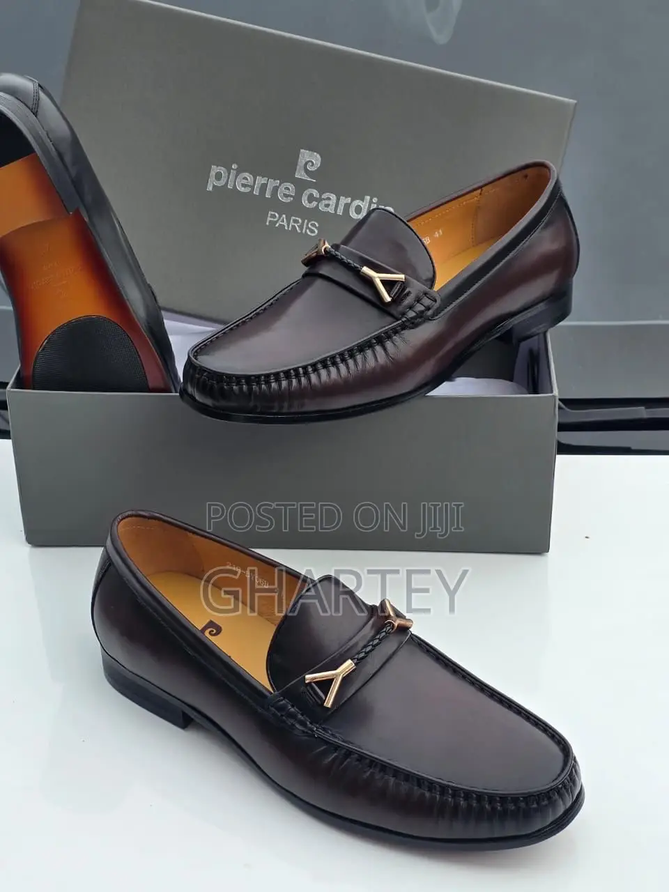 Pierre Cardin Paris High Quality Men’S Leather Executive Shoes