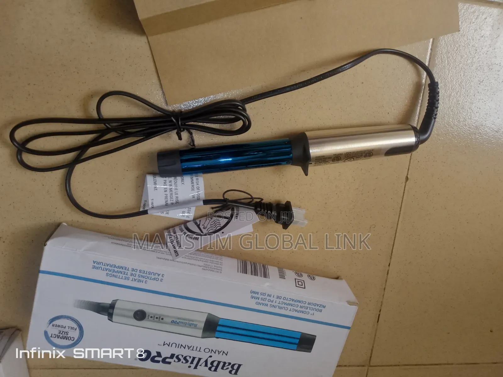 Mini Babylisspro Nano Titanium(1" Compact Curling Wand)