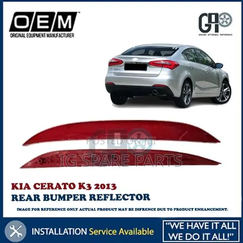 Kia Cerato 2016-2018 Rear Bumper Reflector