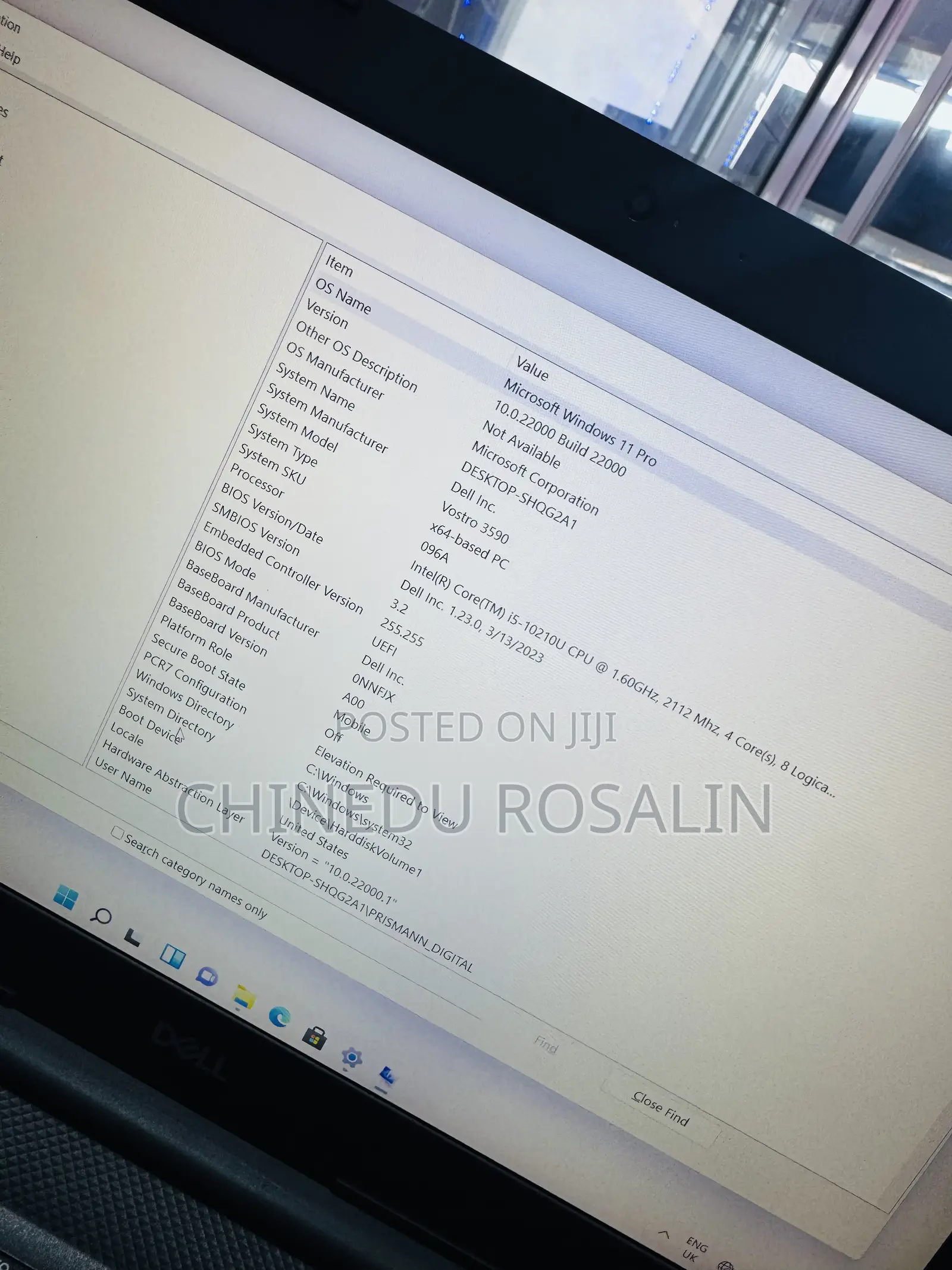Laptop Dell Vostro 3560 8GB Intel Core i5 SSD 256GB