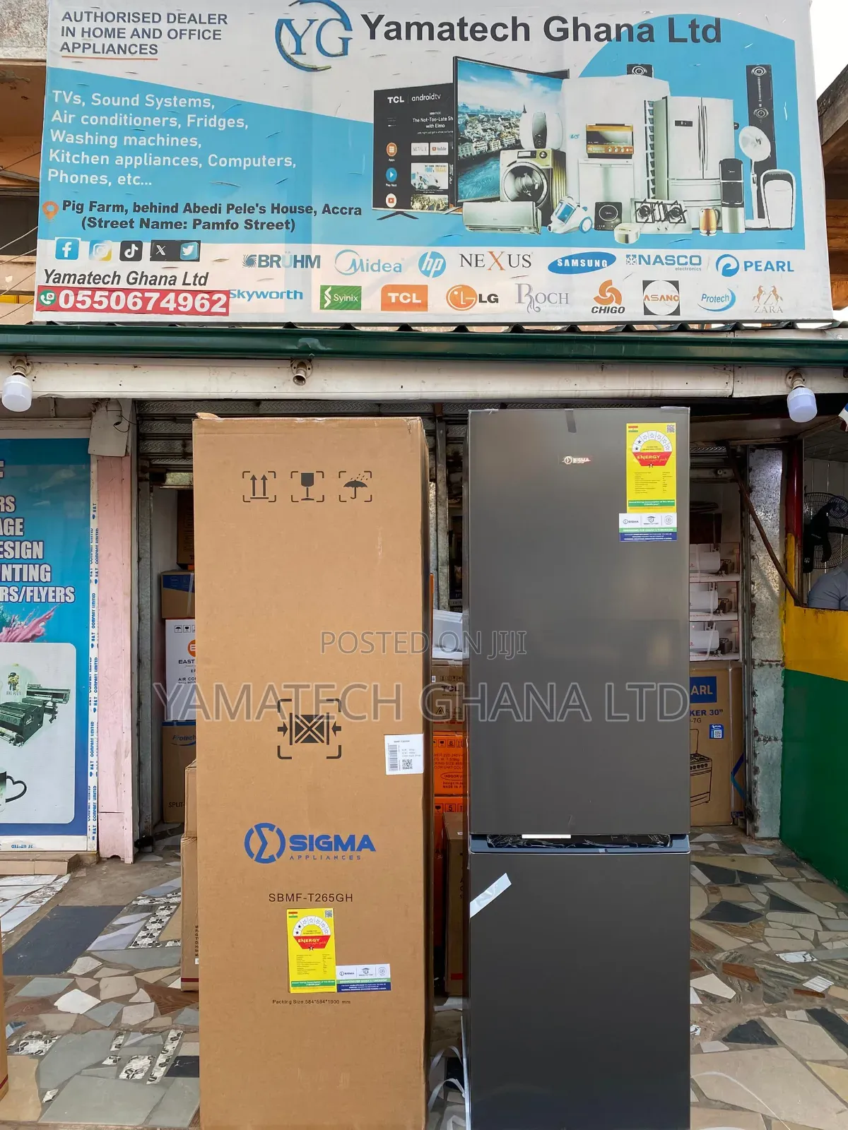 Original Sigma 260 Litre Double Door Refrigerator With Bottom Freezer