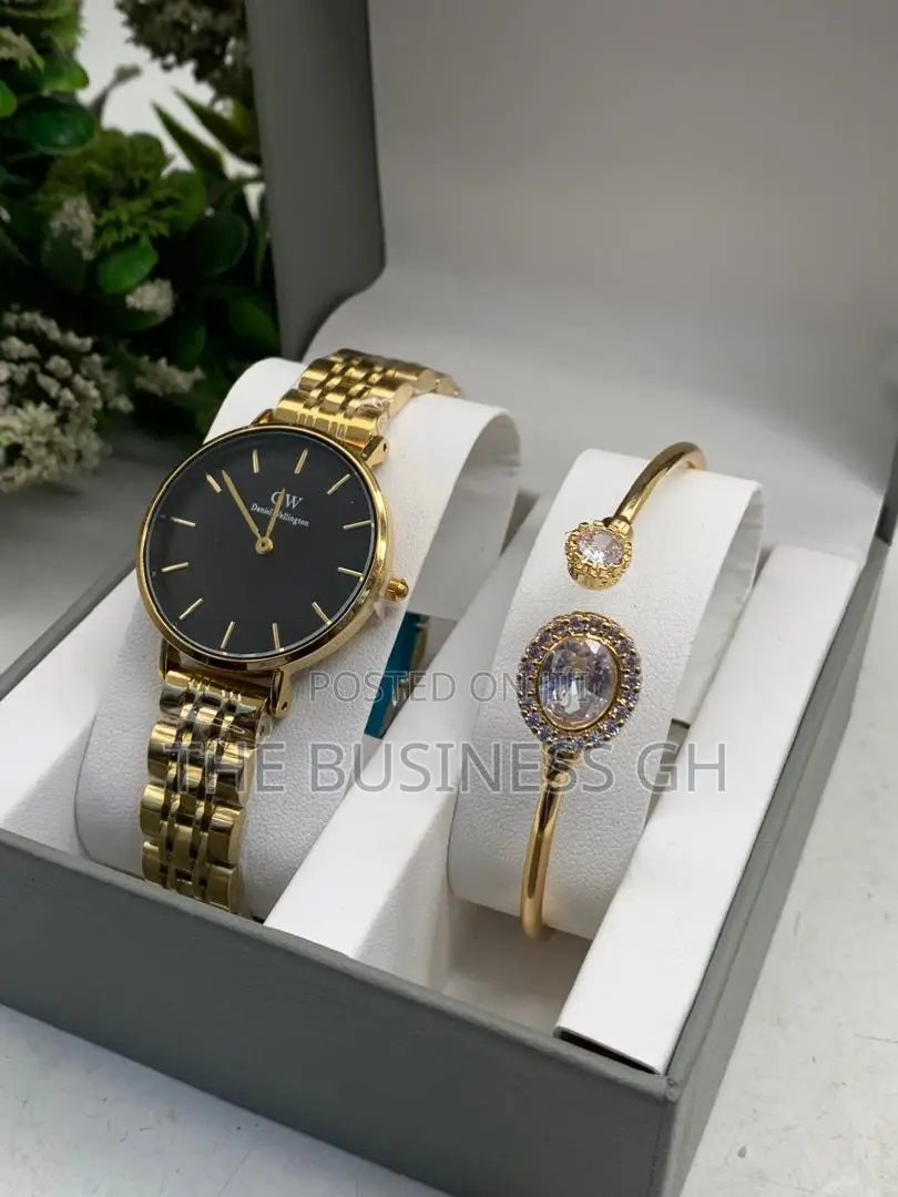 Watch and Bracelet Set for Women