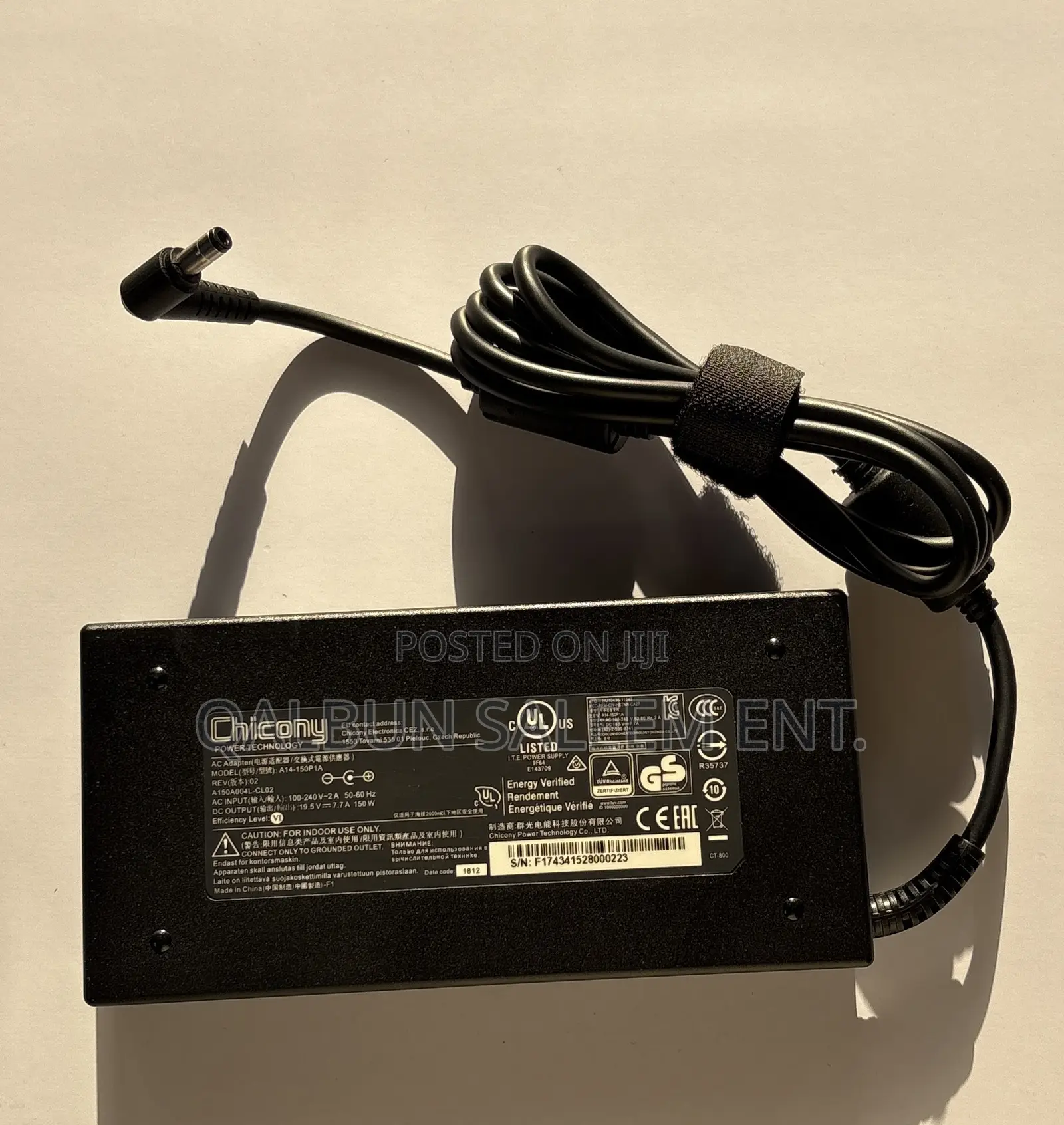 Brand-New Original Msi 19.5v 7.7a 150w Adapter for Pulse Gl66 Gl76 15m