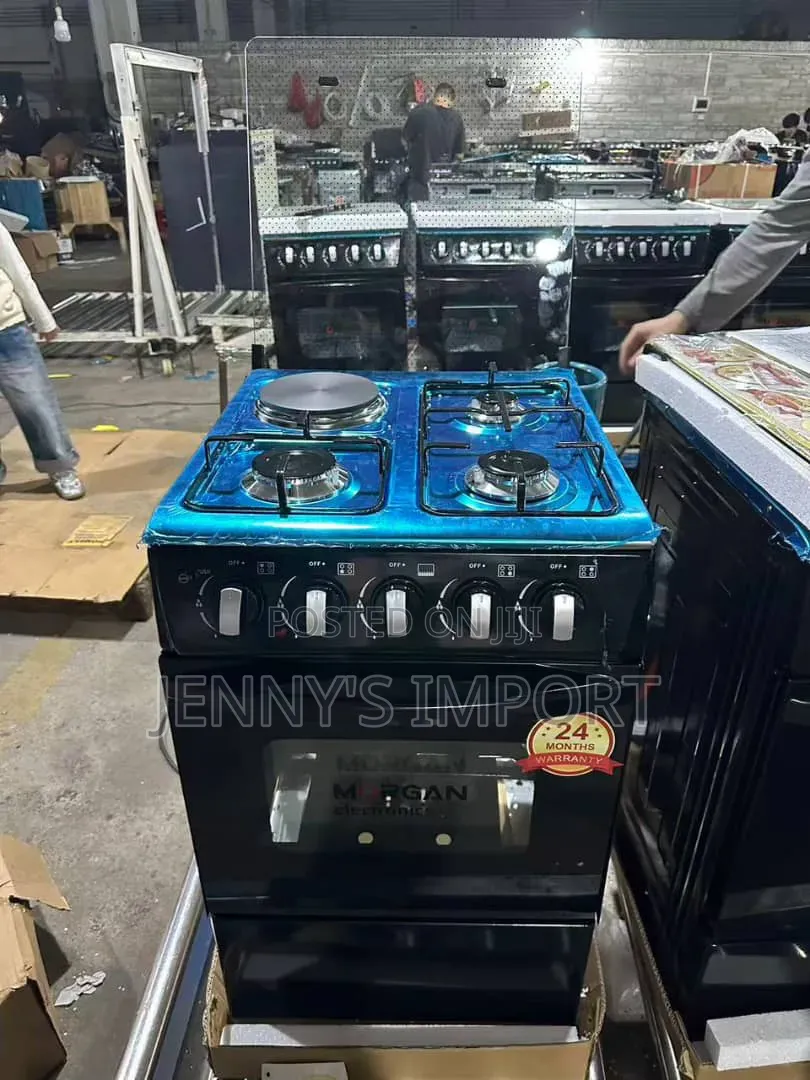 Brand New 4 Burners Stove With 1 Electric Burner and Oven
