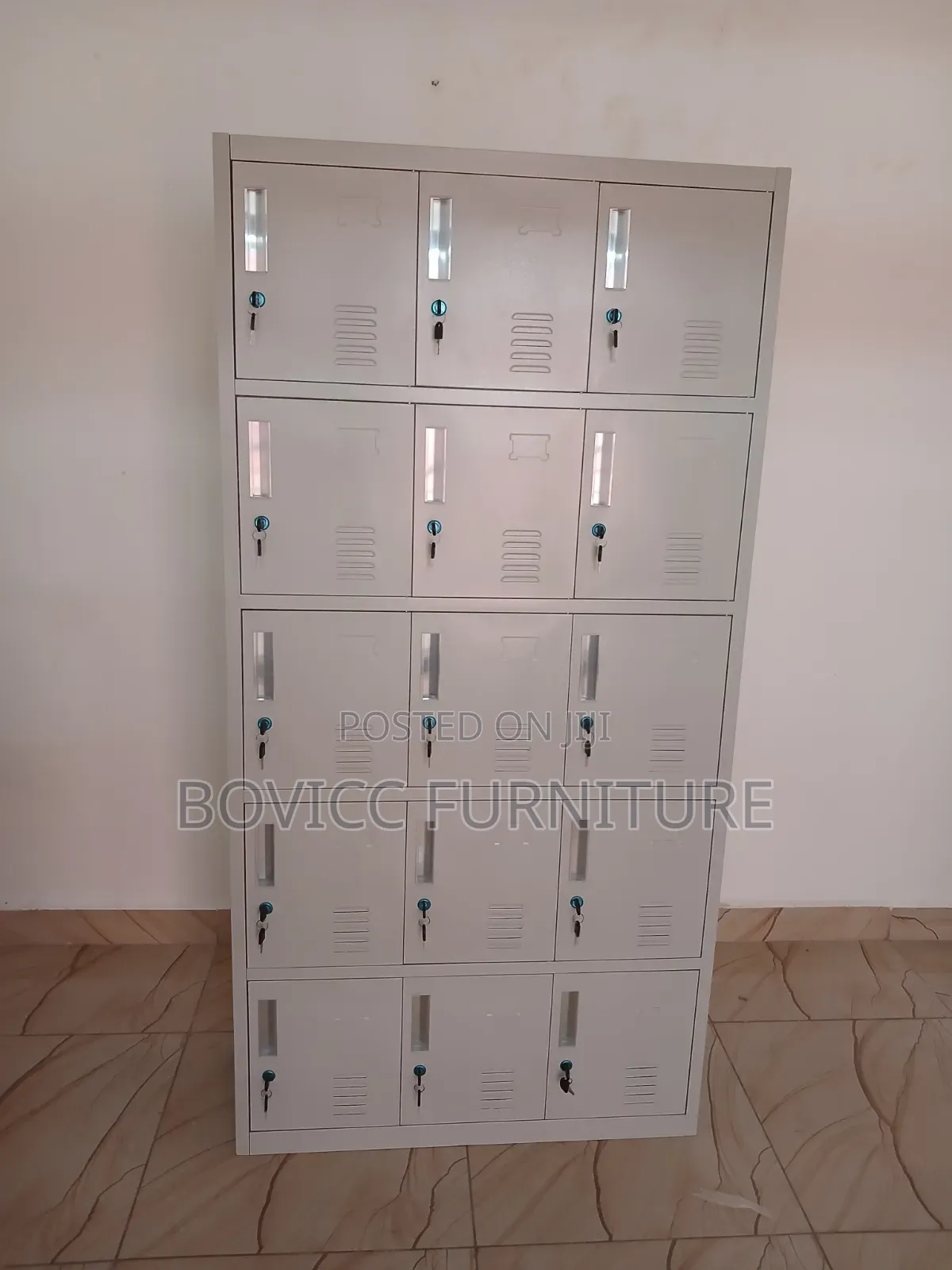 15 Lockers Office Cabinet