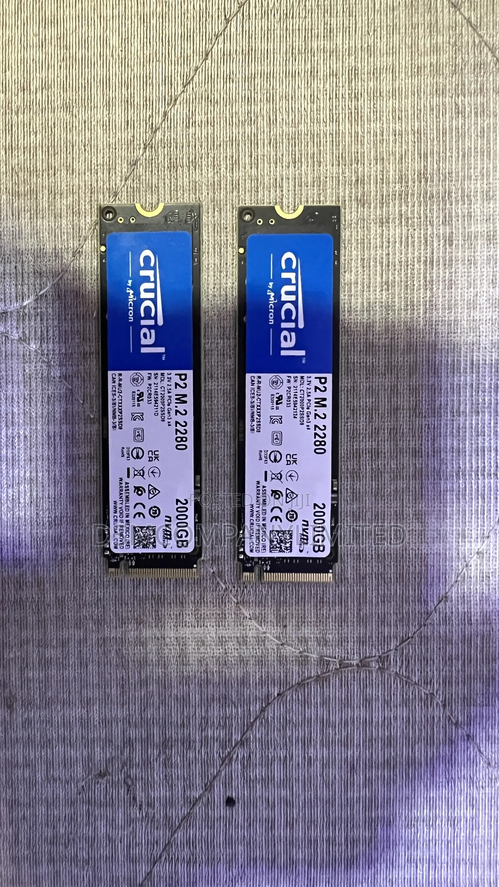 M.2 2tb Crucial by Micron SSD
