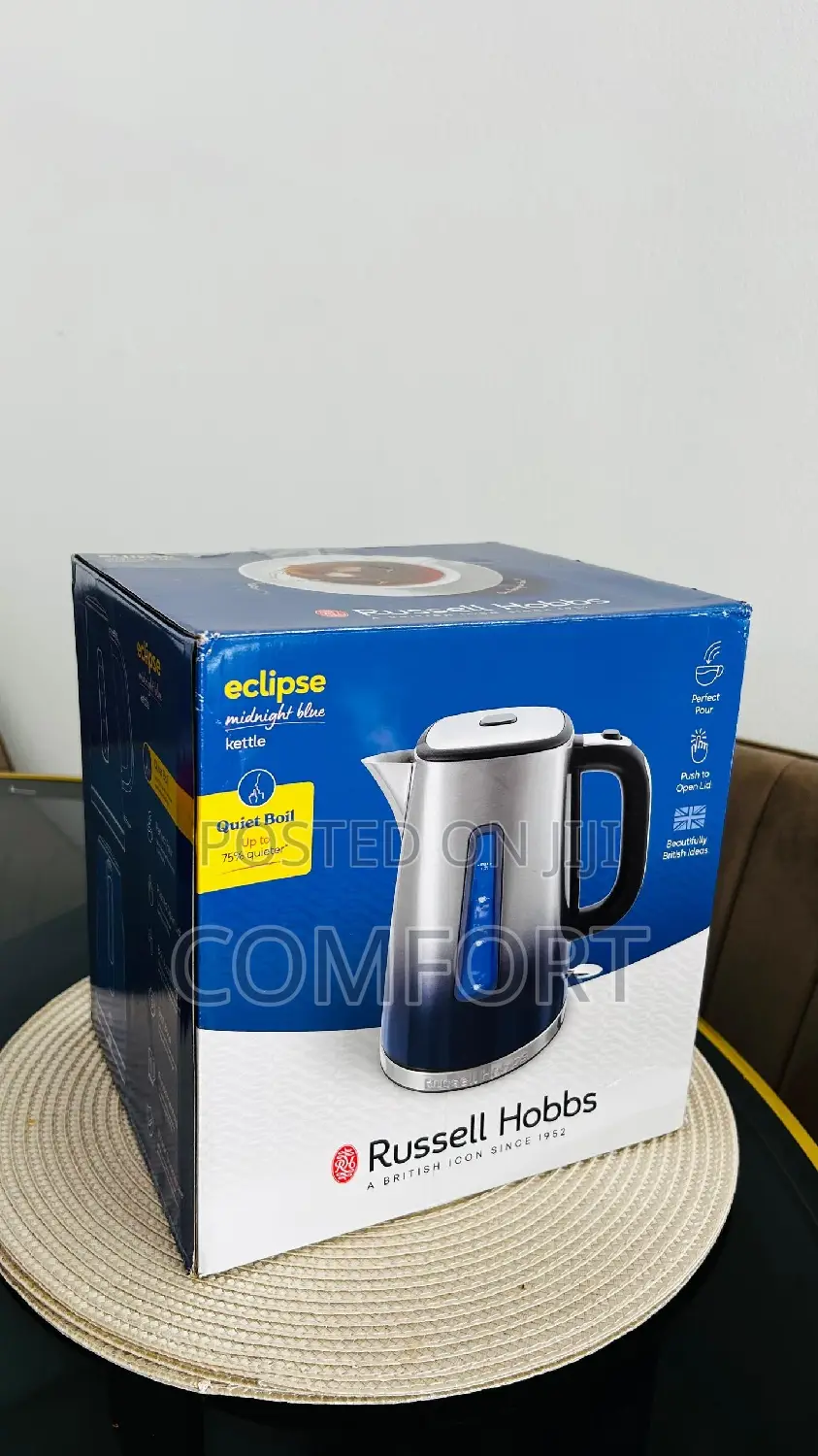Russell Hobbs Eclipse Midnight Blue Kettle. Available As Seen