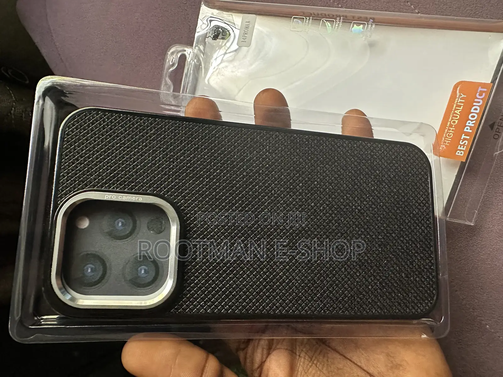 Premium Textured iPhone Case – Sleek Protection (13–17 Pro Max)