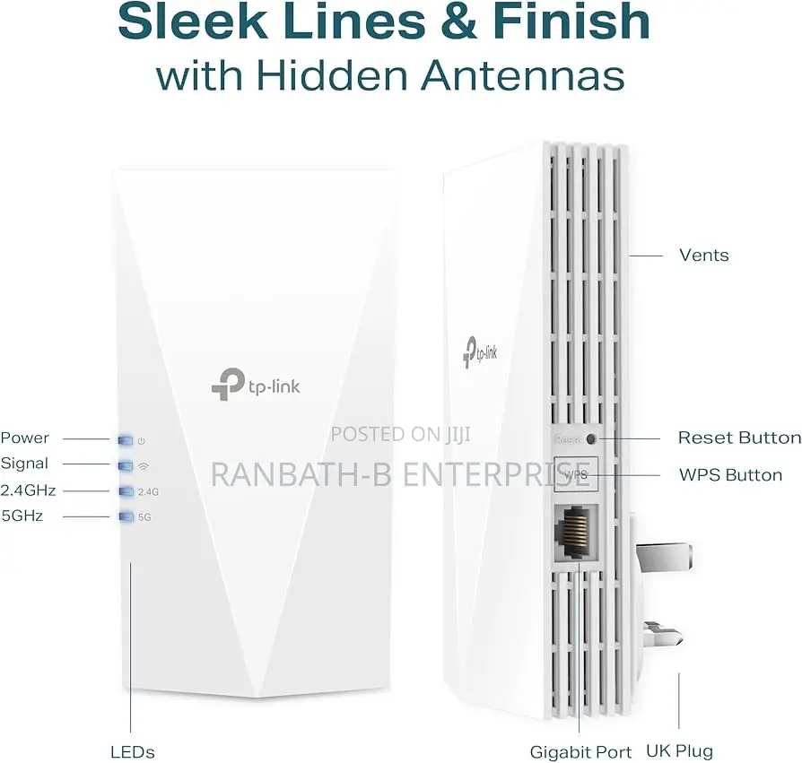 Tp-Link Wi-Fi 6 Range Extender Ax3000 (Re700x)
