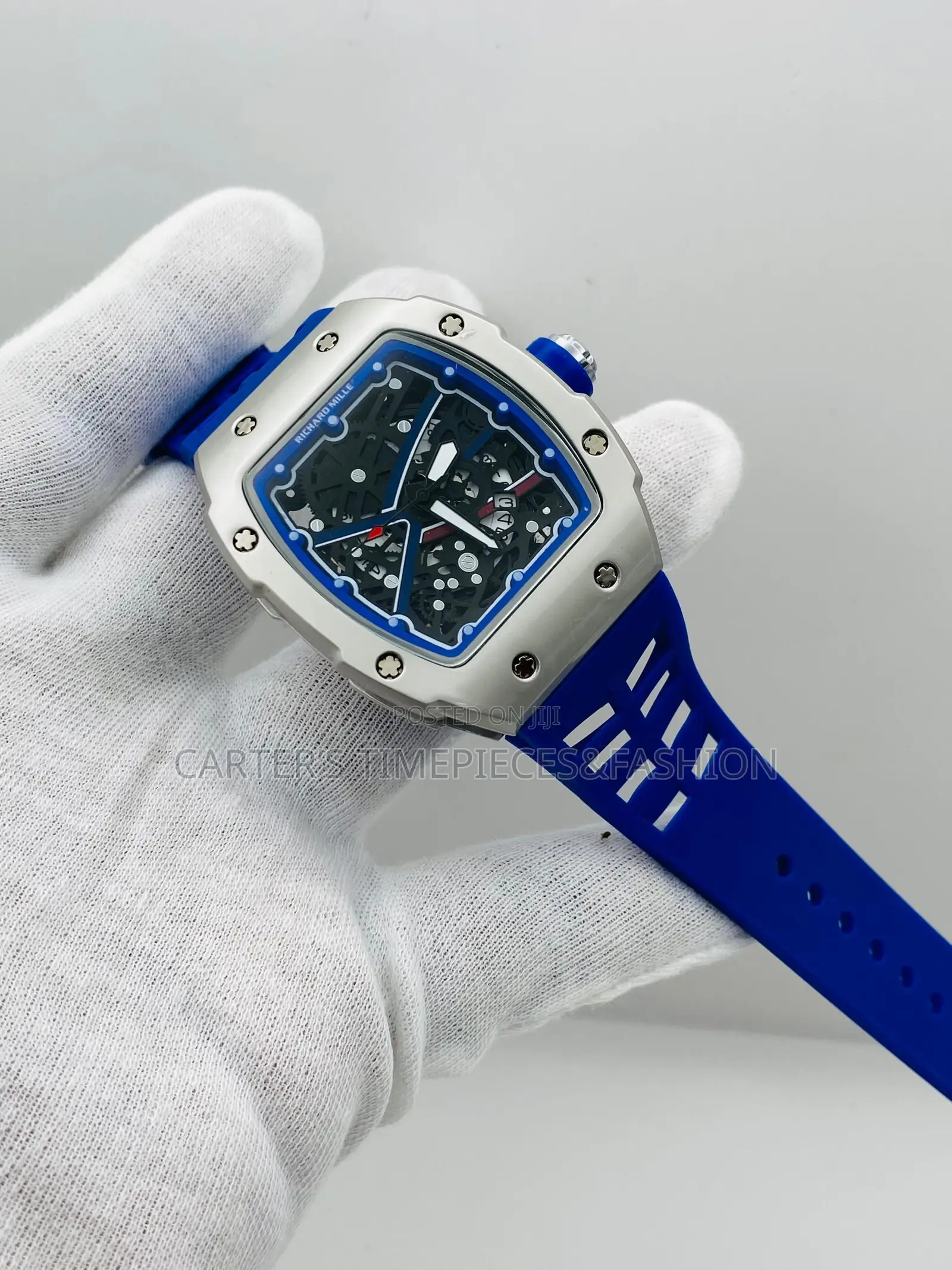 Richard Mille Wrist Rubber Strap Watch
