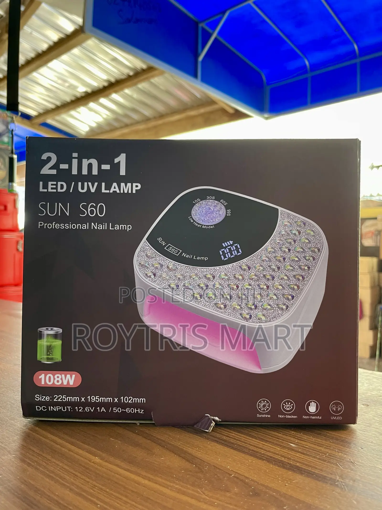 2 in 1 Rechargeable Uv/Led Nial Lamp