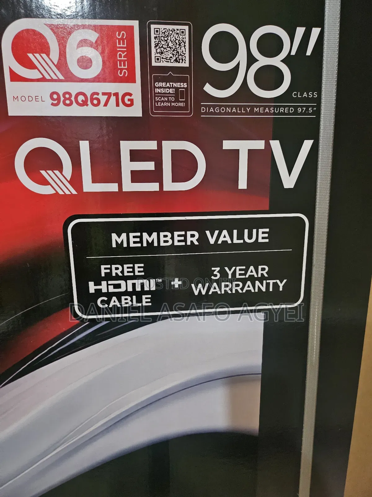 TCL Qled Tv 98"