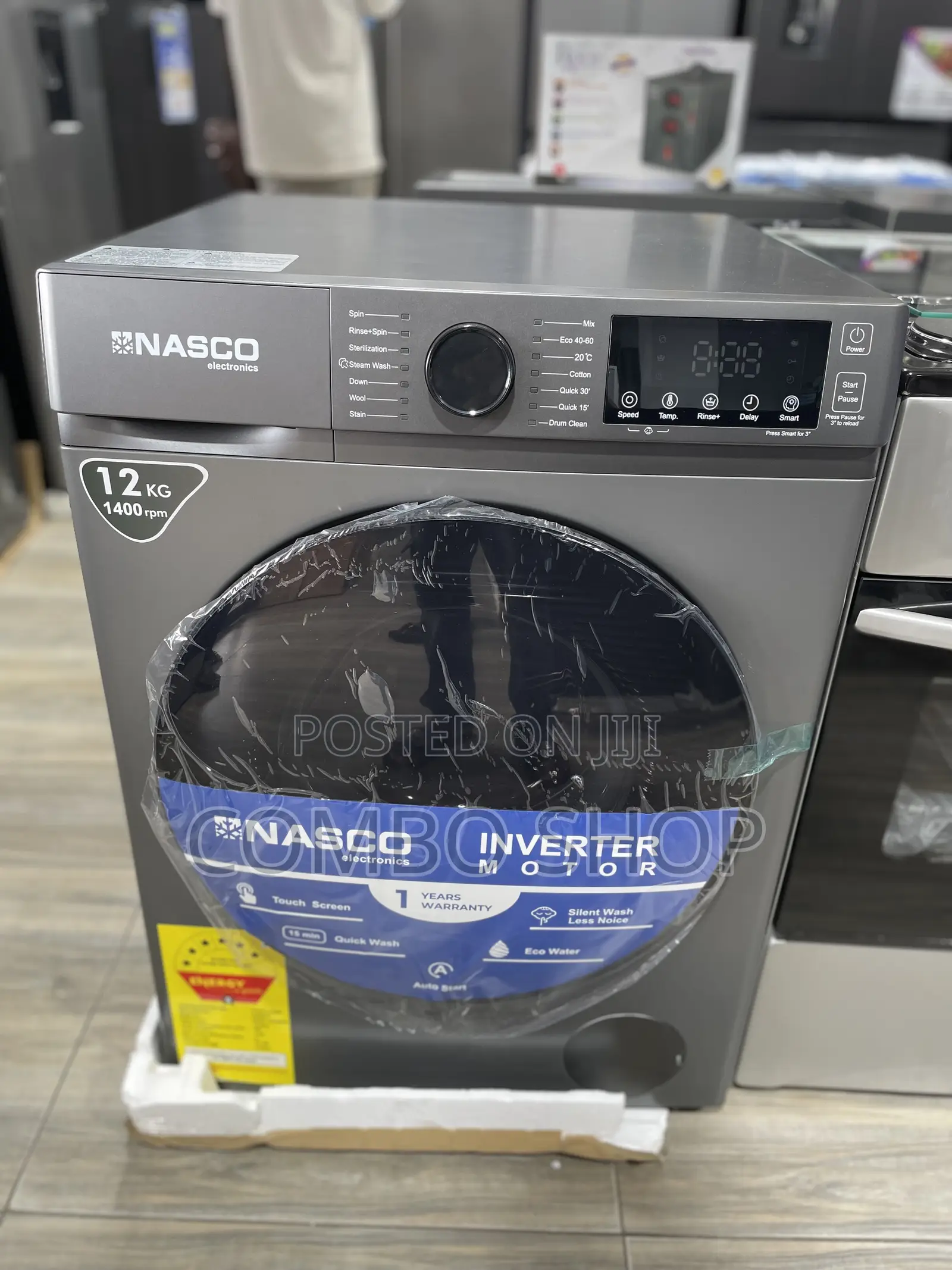 Nasco 12kg Front Load Washing Machine