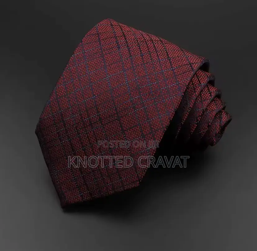 Red Stripped Tie