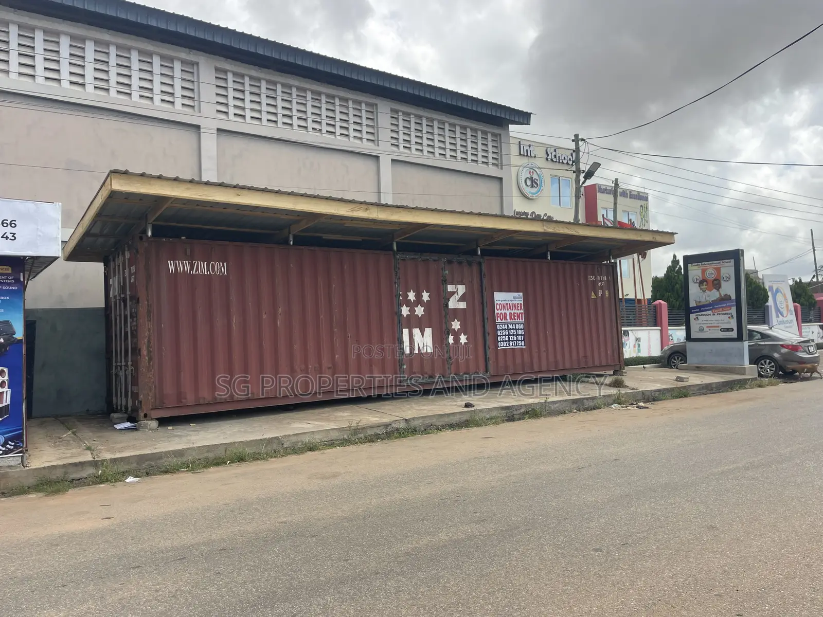 Spacious Container for Rent at Batsonaa Total Spintex