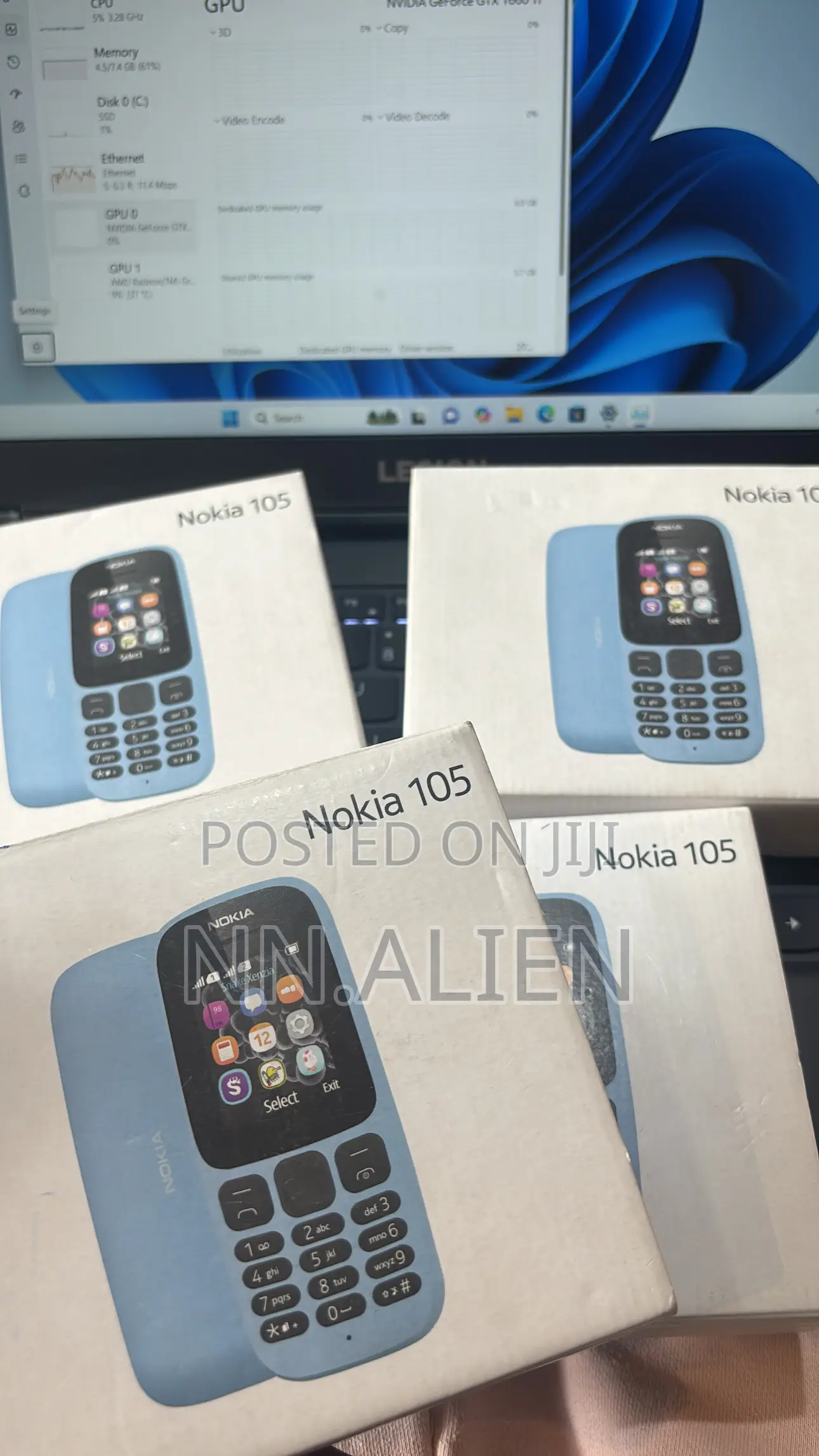 New Nokia 105 Blue