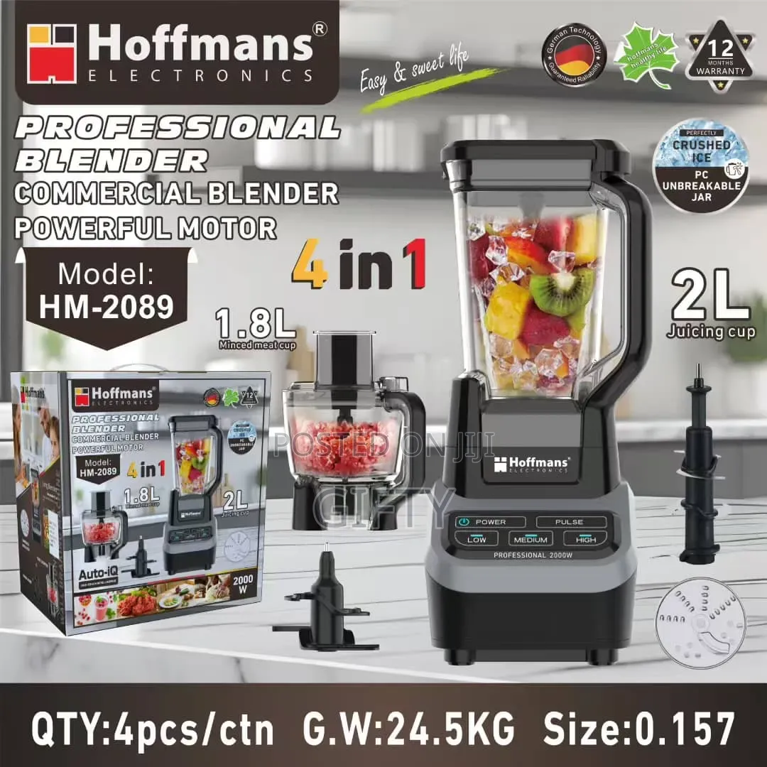 Hoffman 4in1 Heavy Duty Commercial Blender