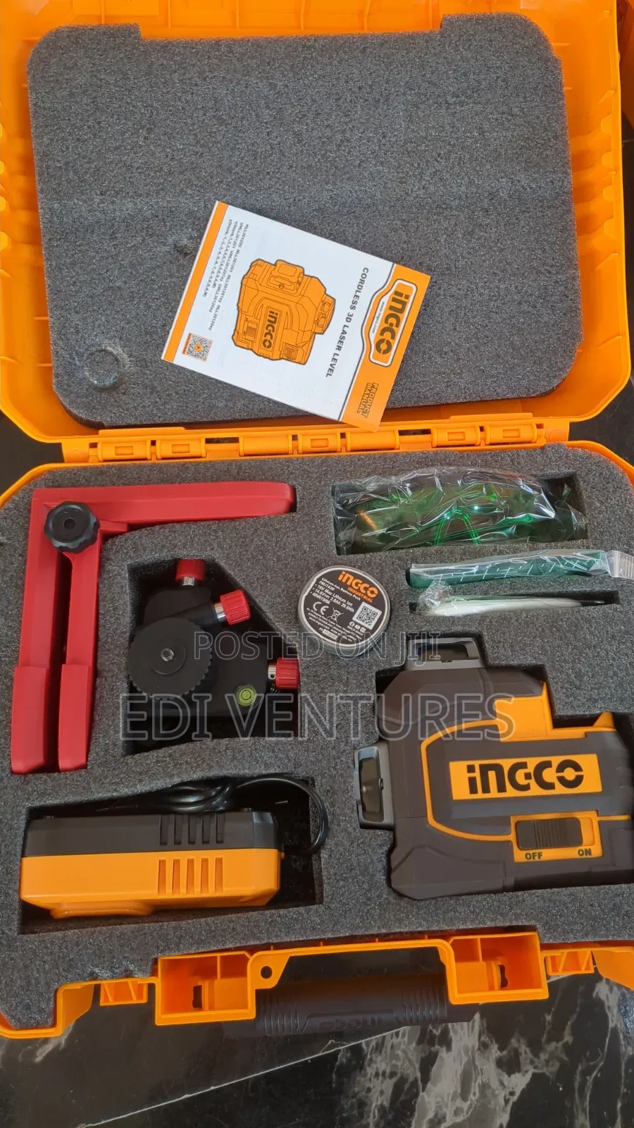 Ingco Cordless 3d Lasel Level - 12 Lines