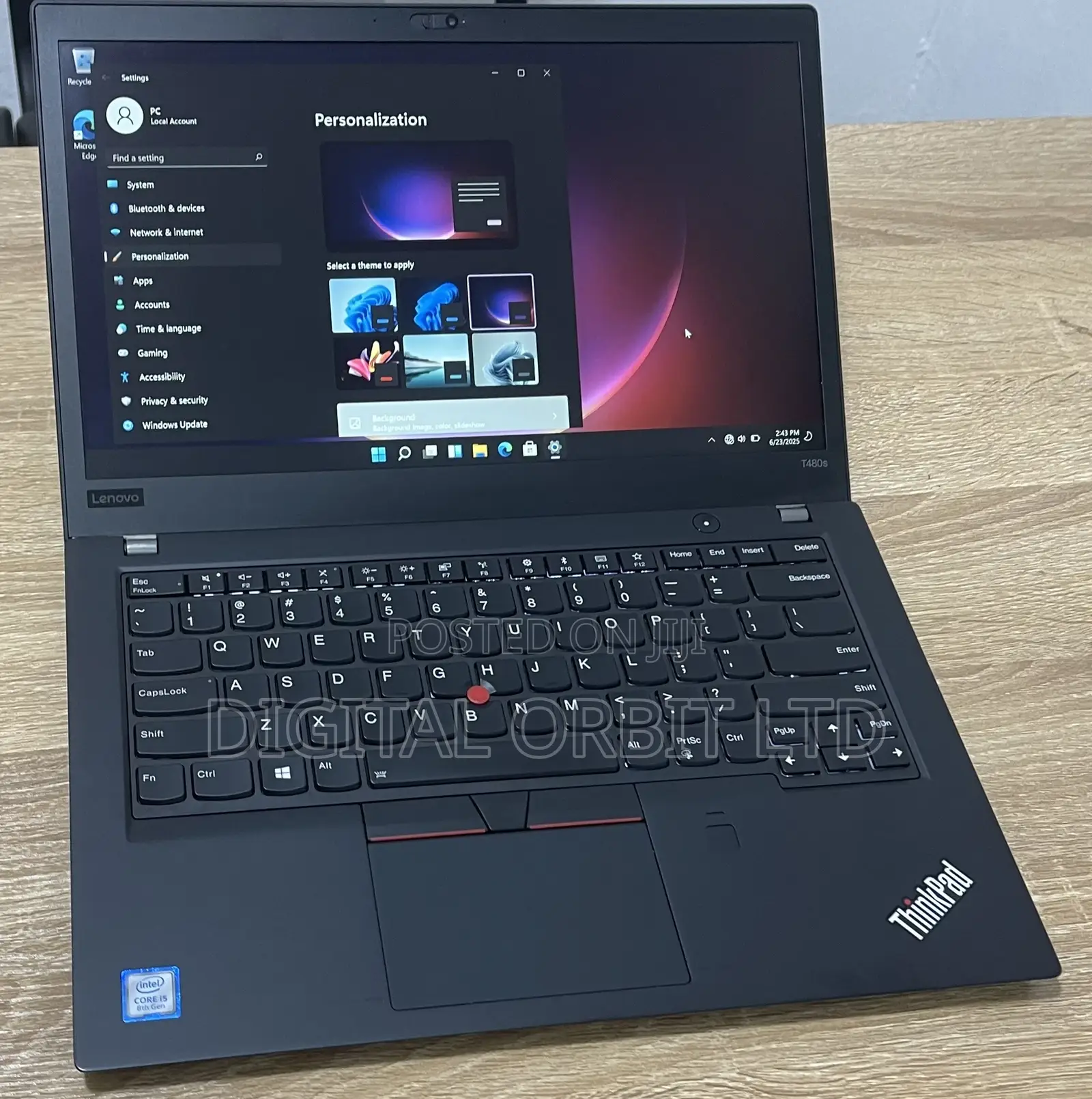 Laptop Lenovo ThinkPad T480s 16GB Intel Core i5 SSD 512GB