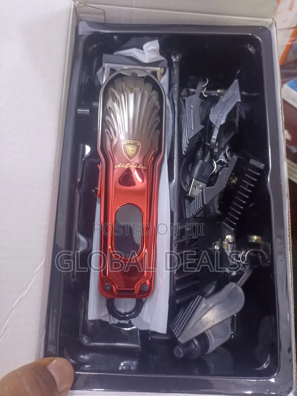 Professional Electric Hair Clipper Rechargeable Barber Machine