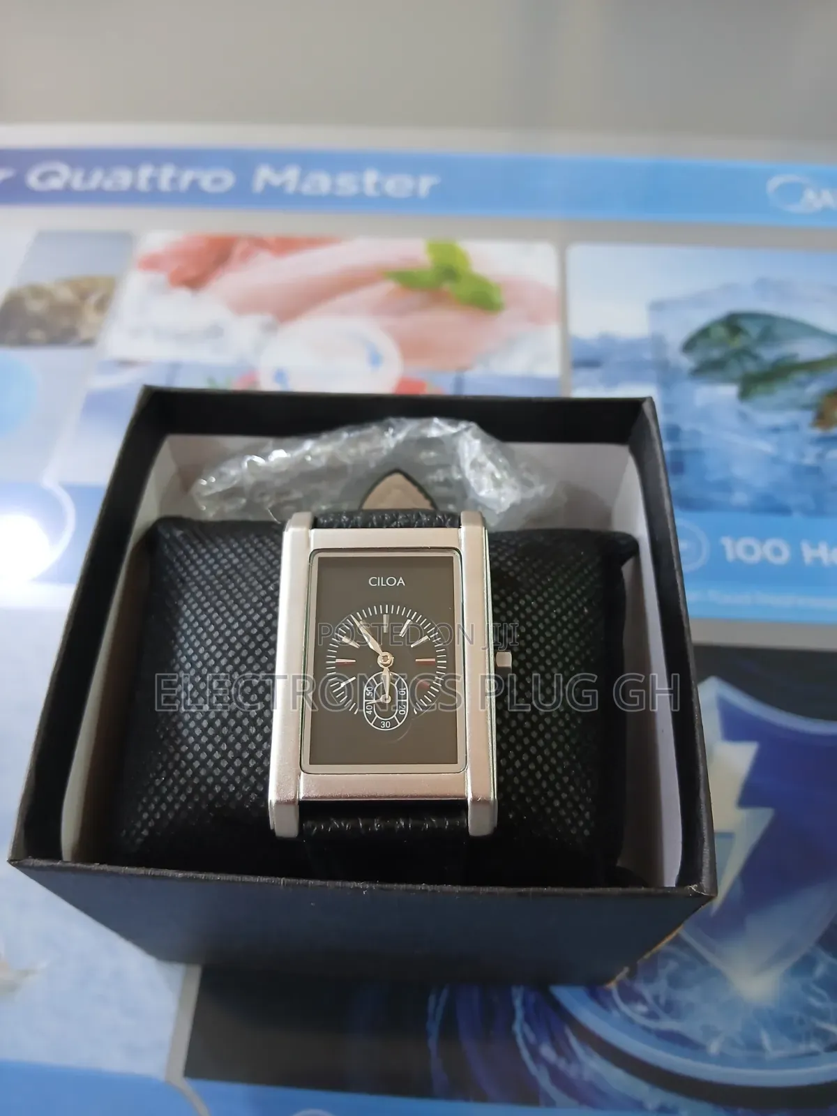 Ciloa Mens Leather Watch