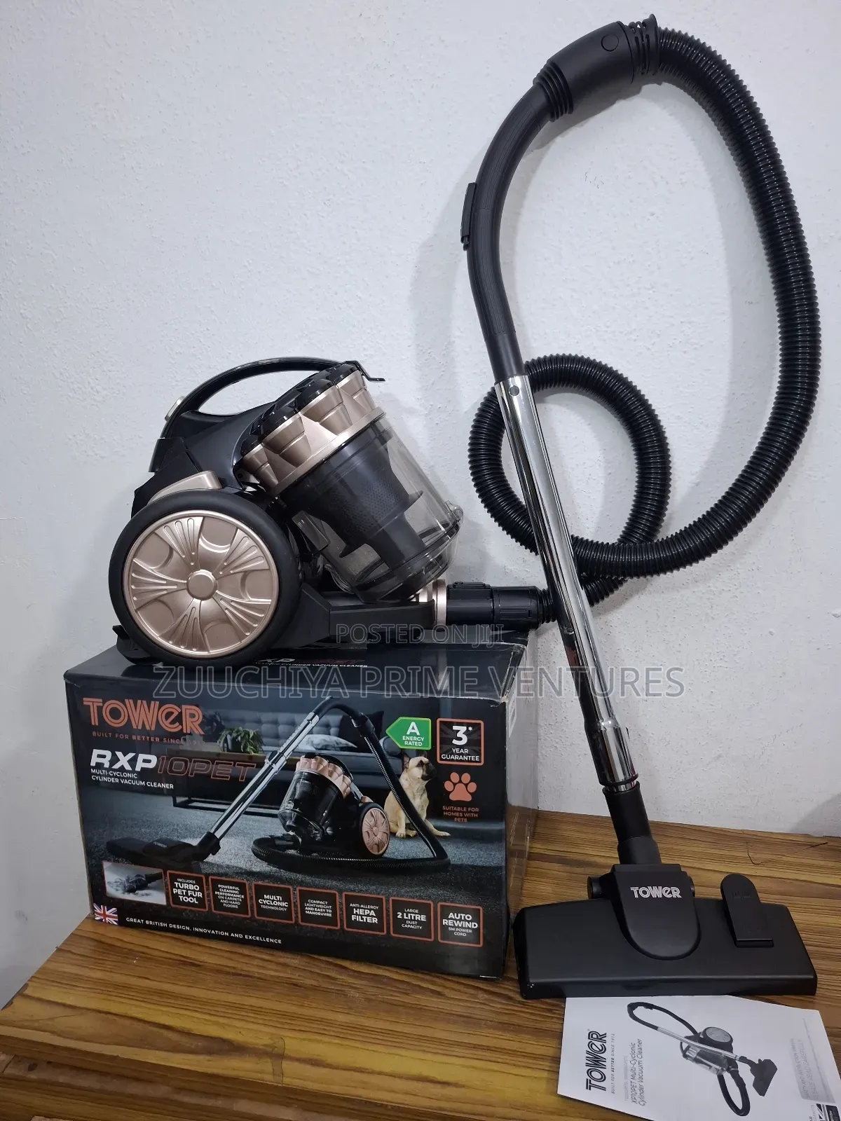Tower Rxp10pet Multi Cyclonic Cylinder Vacuum Cleaner From Uk 