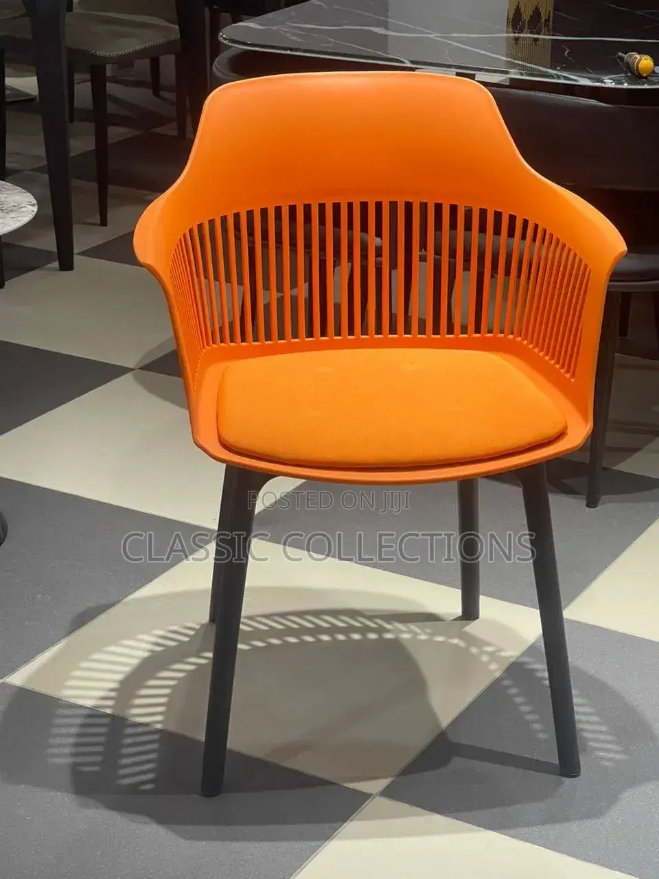 Plastic Chair With Cushion
